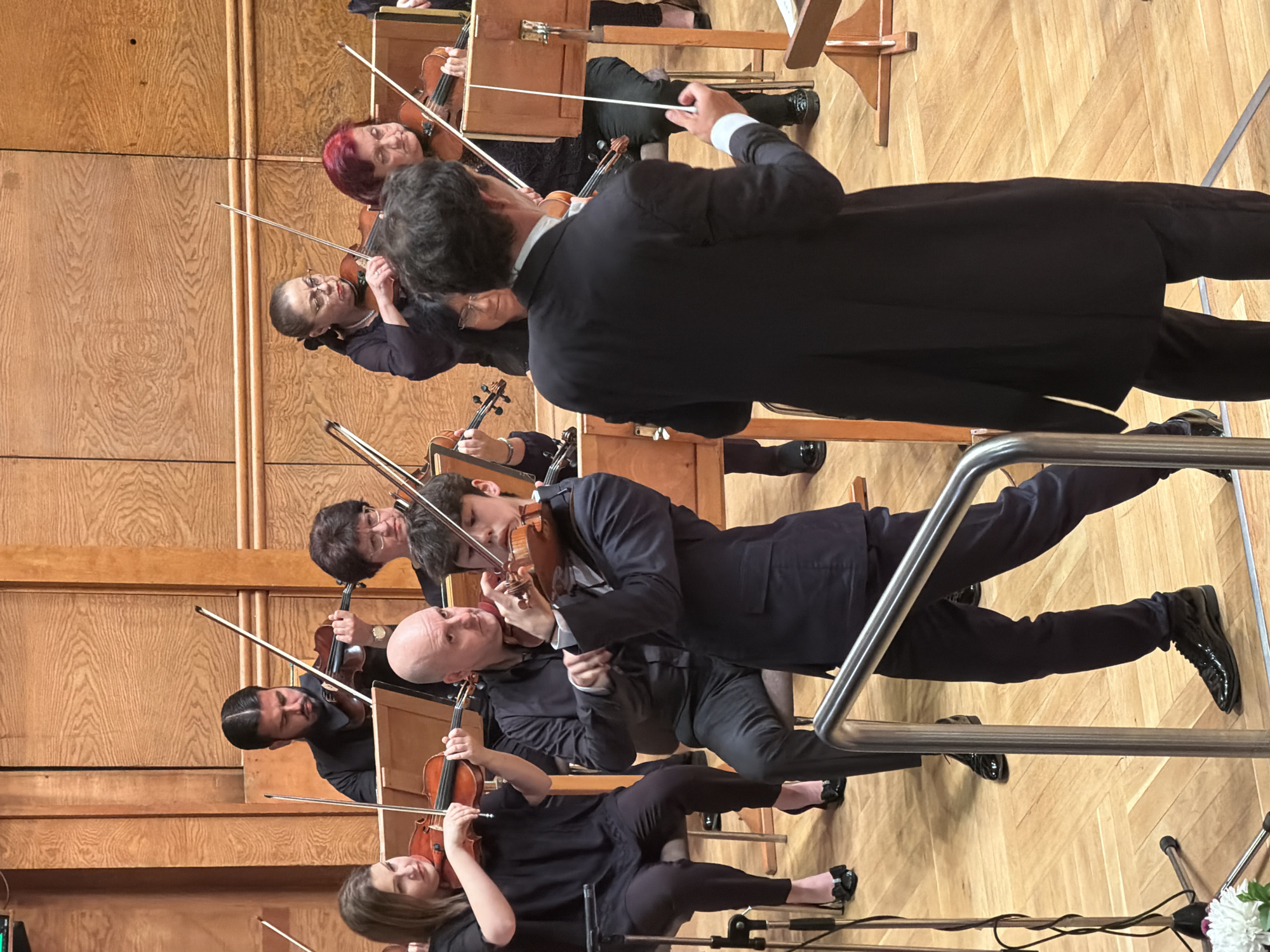 Solo violin and piano concert at Sofia's Bulgaria Concert Hall