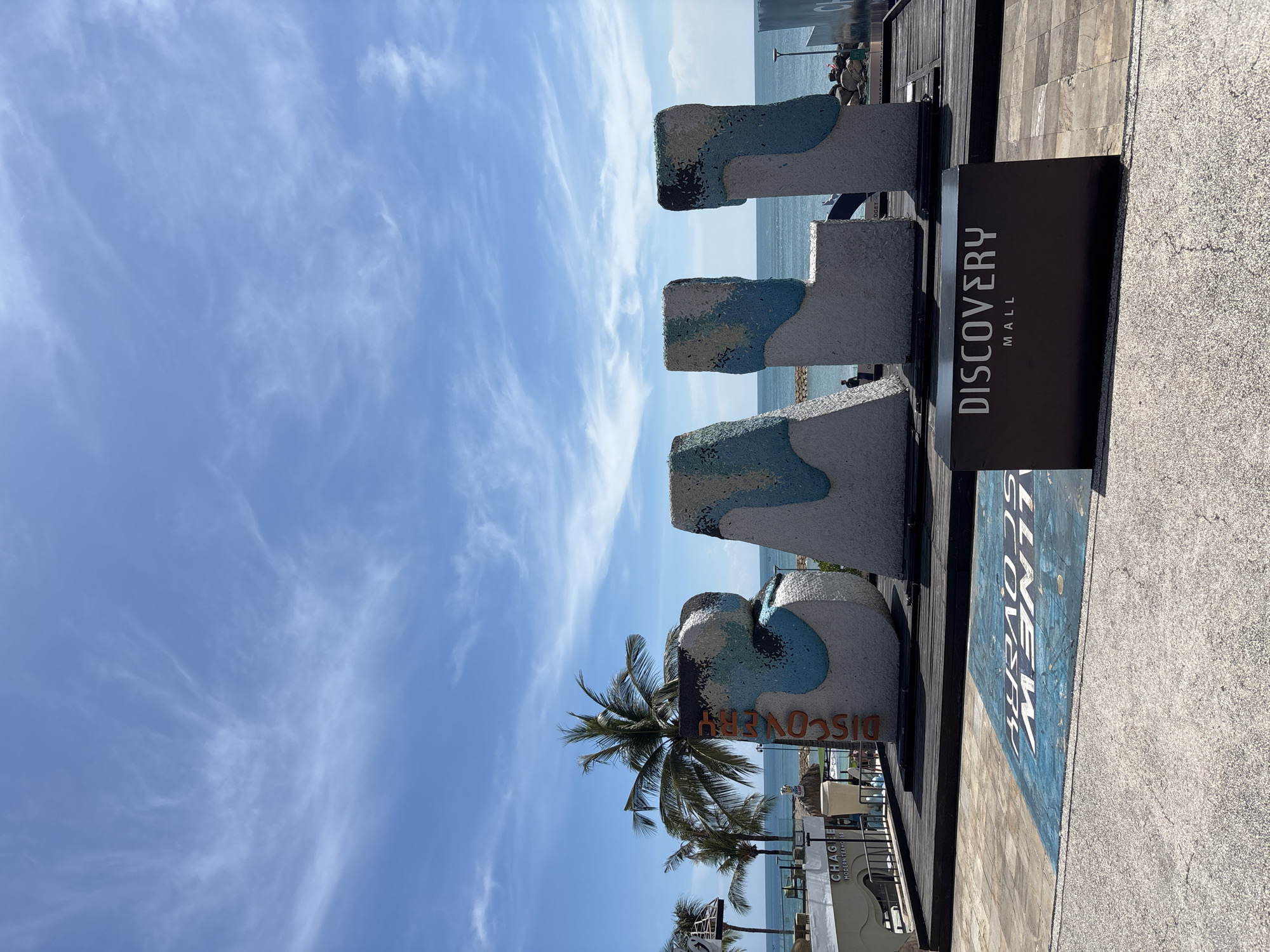 Clear skies observed at Discovery Mall Kuta boardwalk