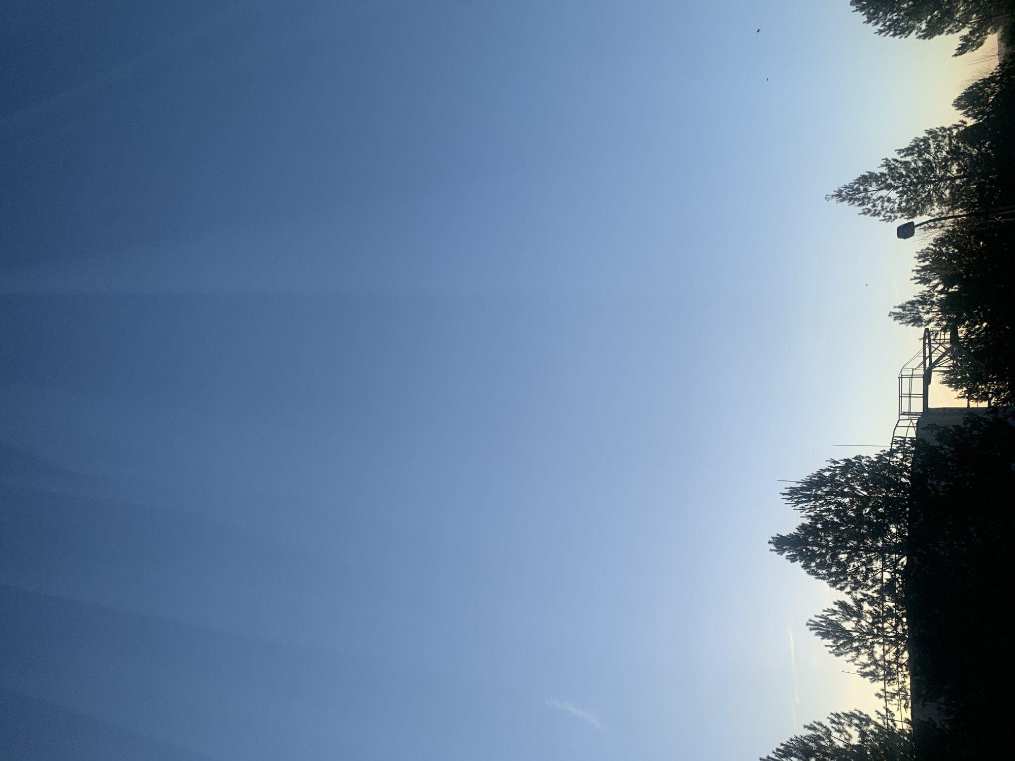 Industrial infrastructure documented under clear skies in Chaikovsky