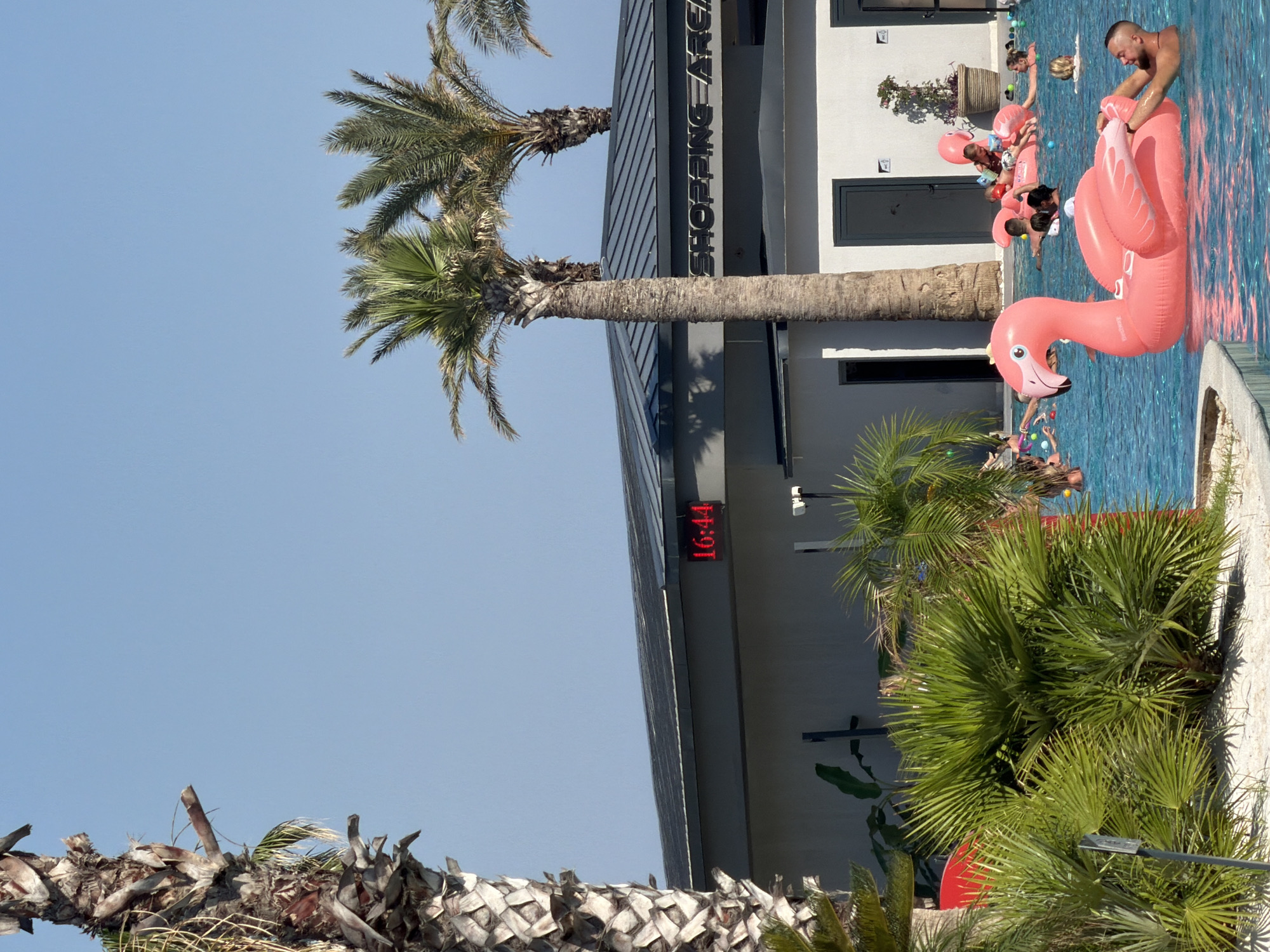 Resort guests enjoy poolside leisure activities in Manavgat, Turkey