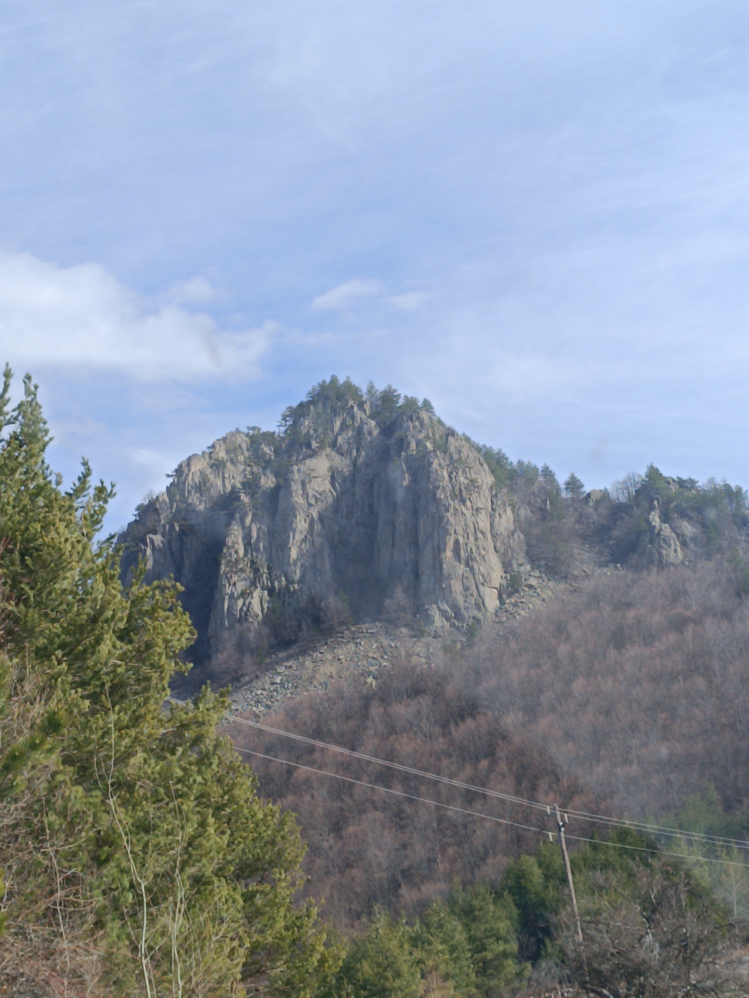Rocky mountain landscape captured by witnesses in Vrata, Bulgaria