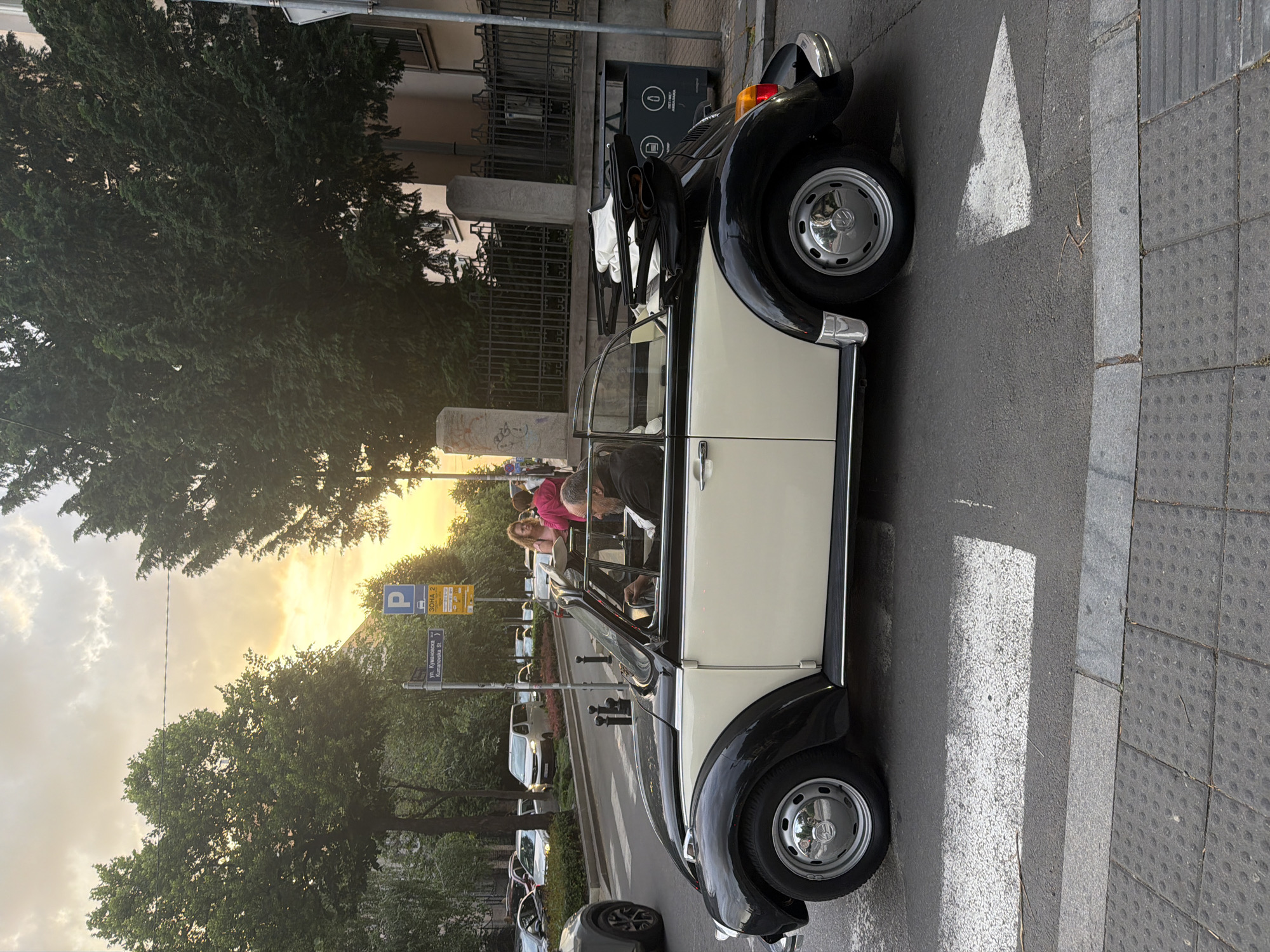 Vintage VW Beetle spotted parked in Belgrade's Vracar district
