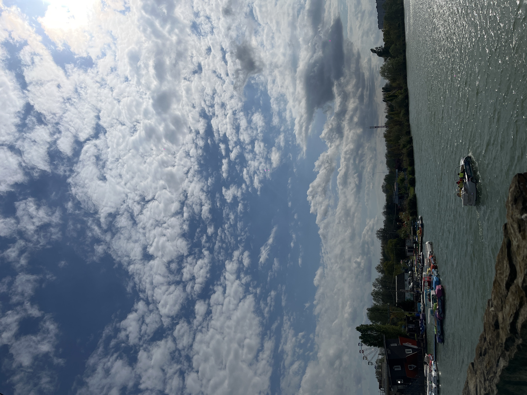 Springtime waterfront scenes captured along Krasnodar's Kuban River