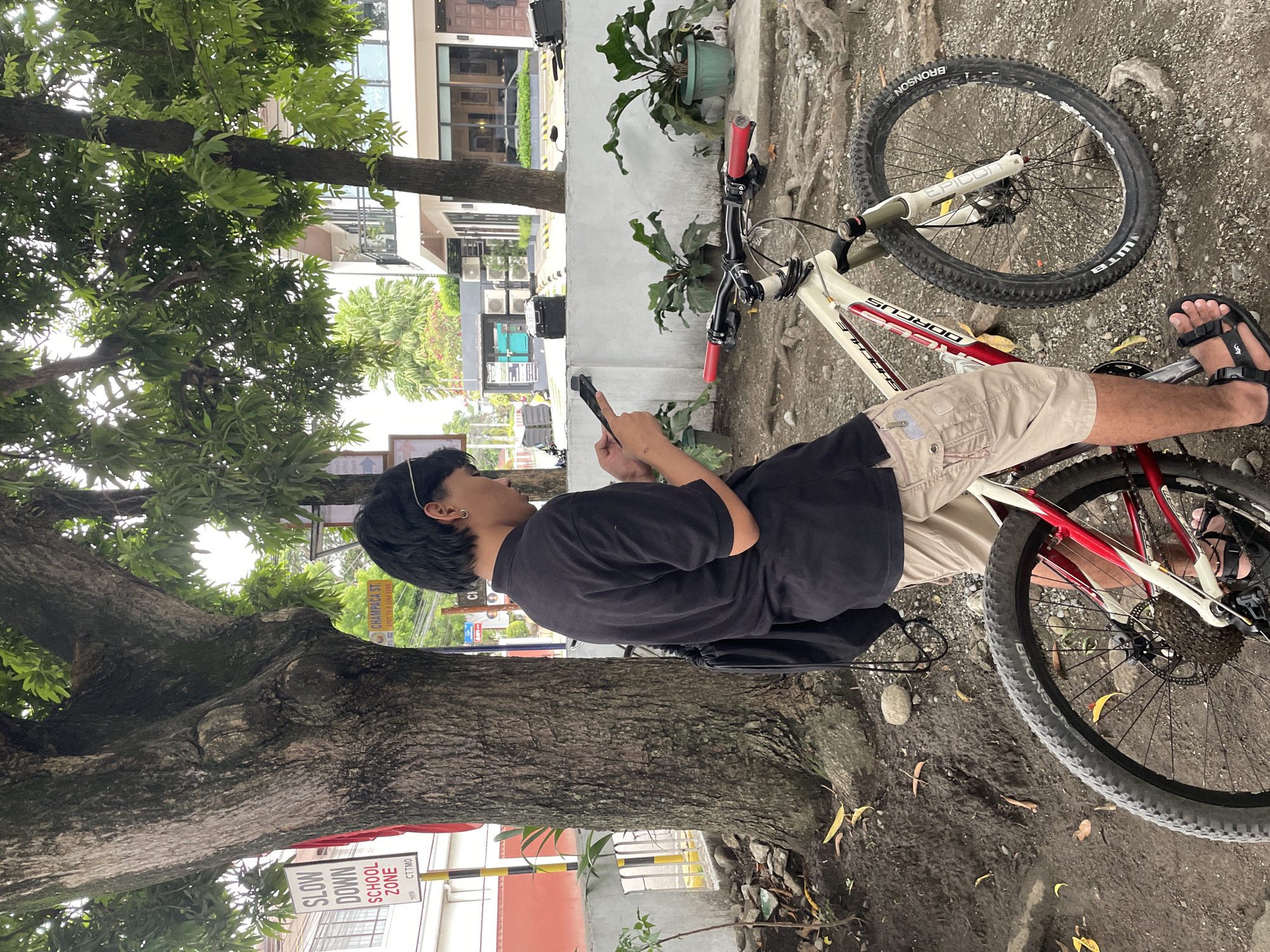 Bike ride and café stop in Davao City, Philippines