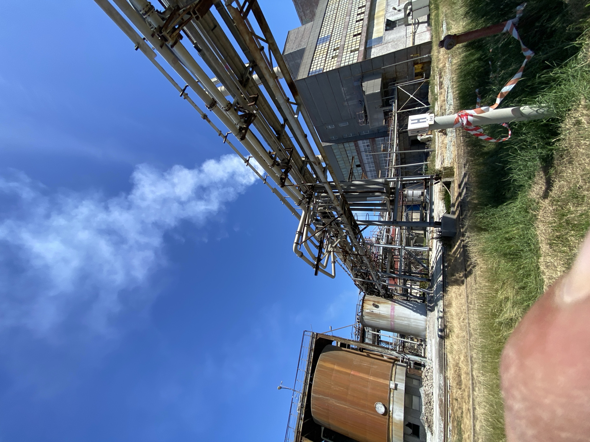 Inside a sprawling industrial complex in Police, Poland