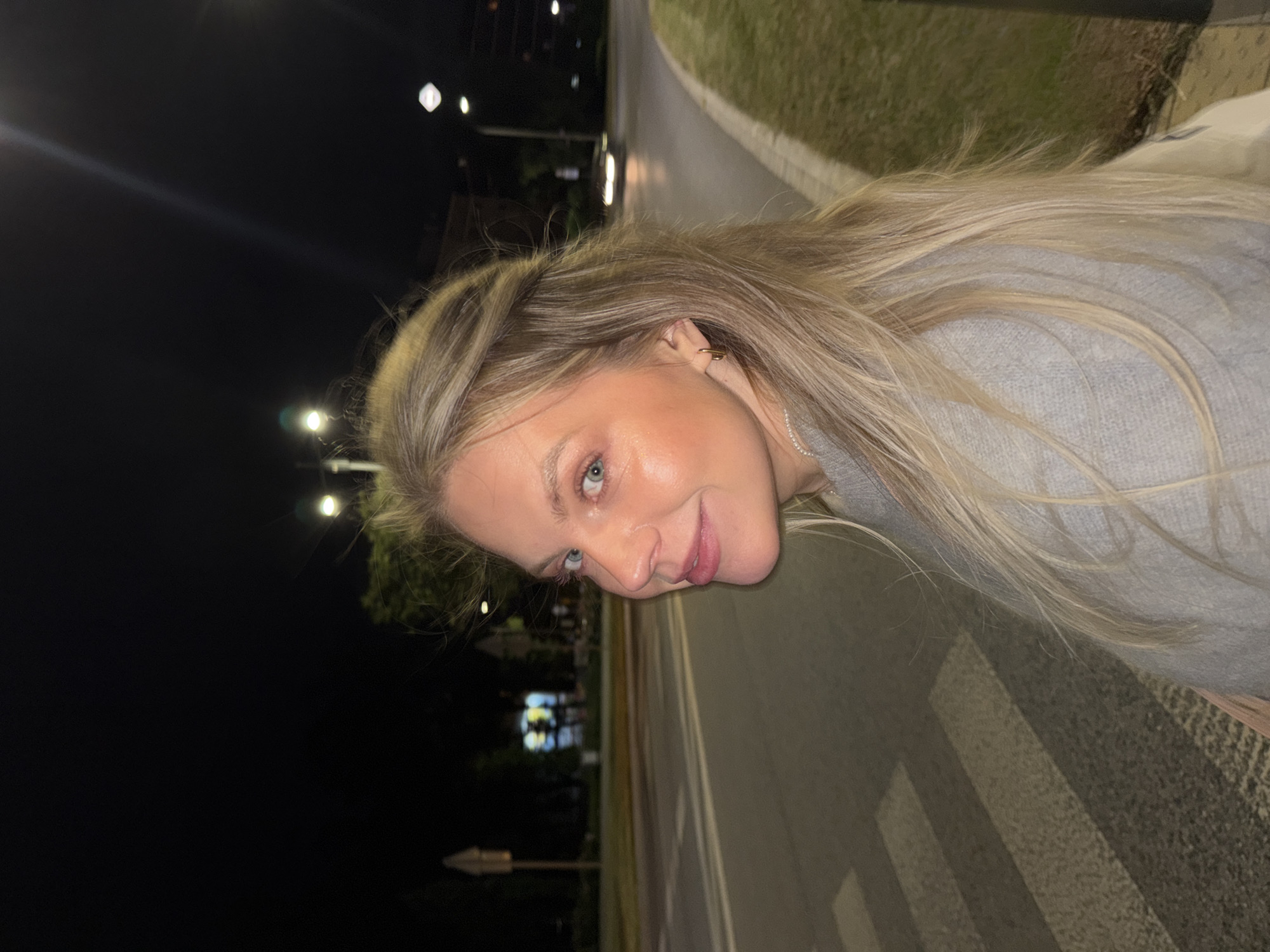 Evening out in a Polish city, streets and a café stop