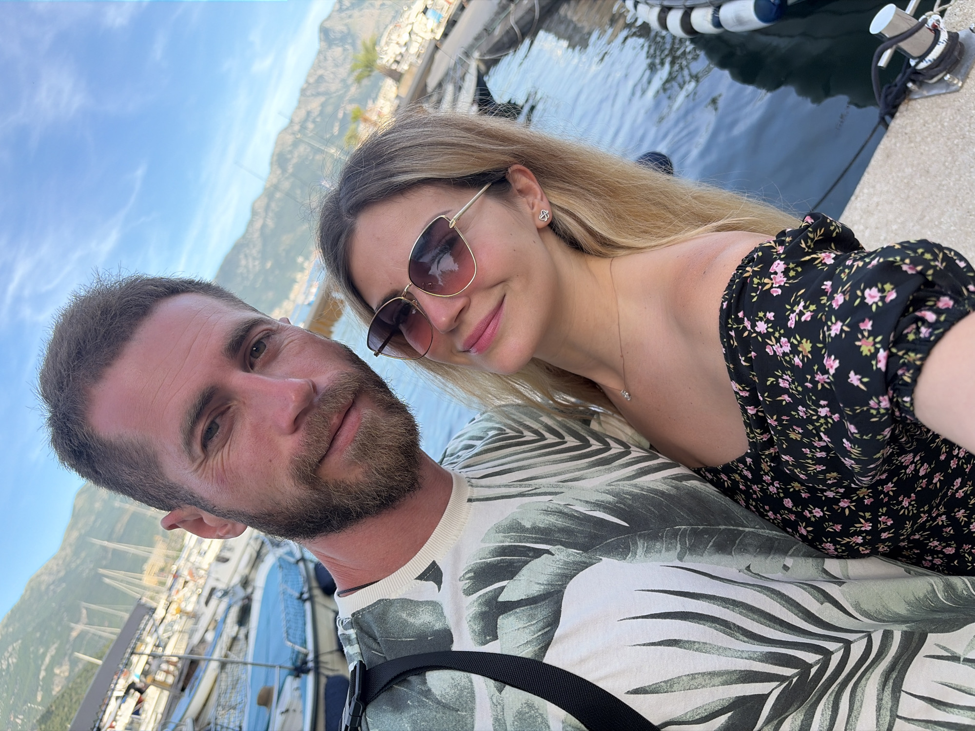 Afternoon scenes from Budva's old town and waterfront