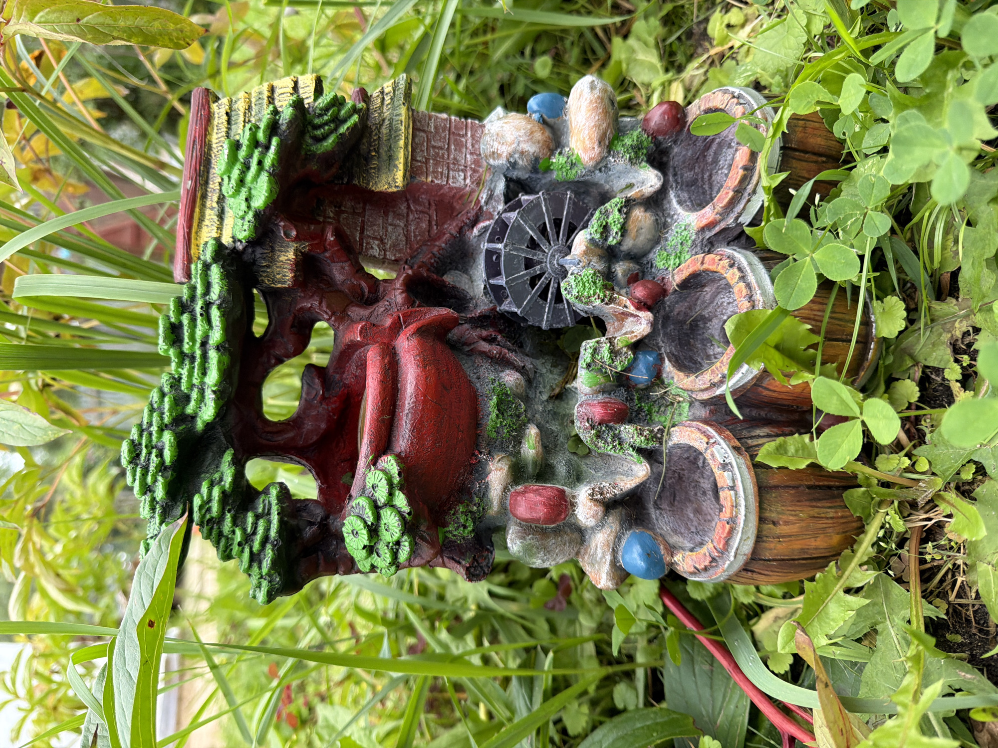 Summer garden in Pokrov: fruit, flowers, and folk ornaments
