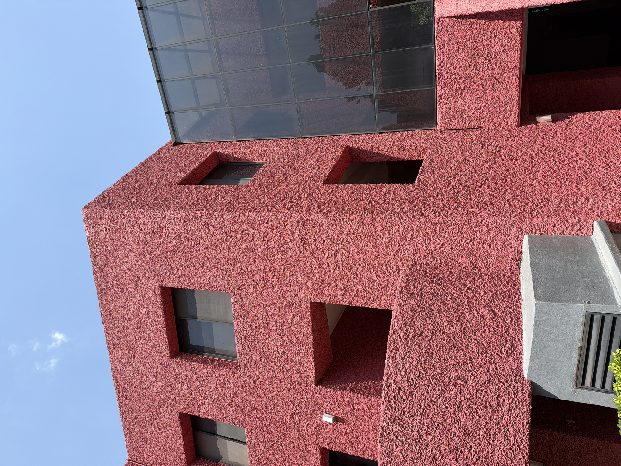 Architectural documentation captured in San Andrés Cholula evening hours