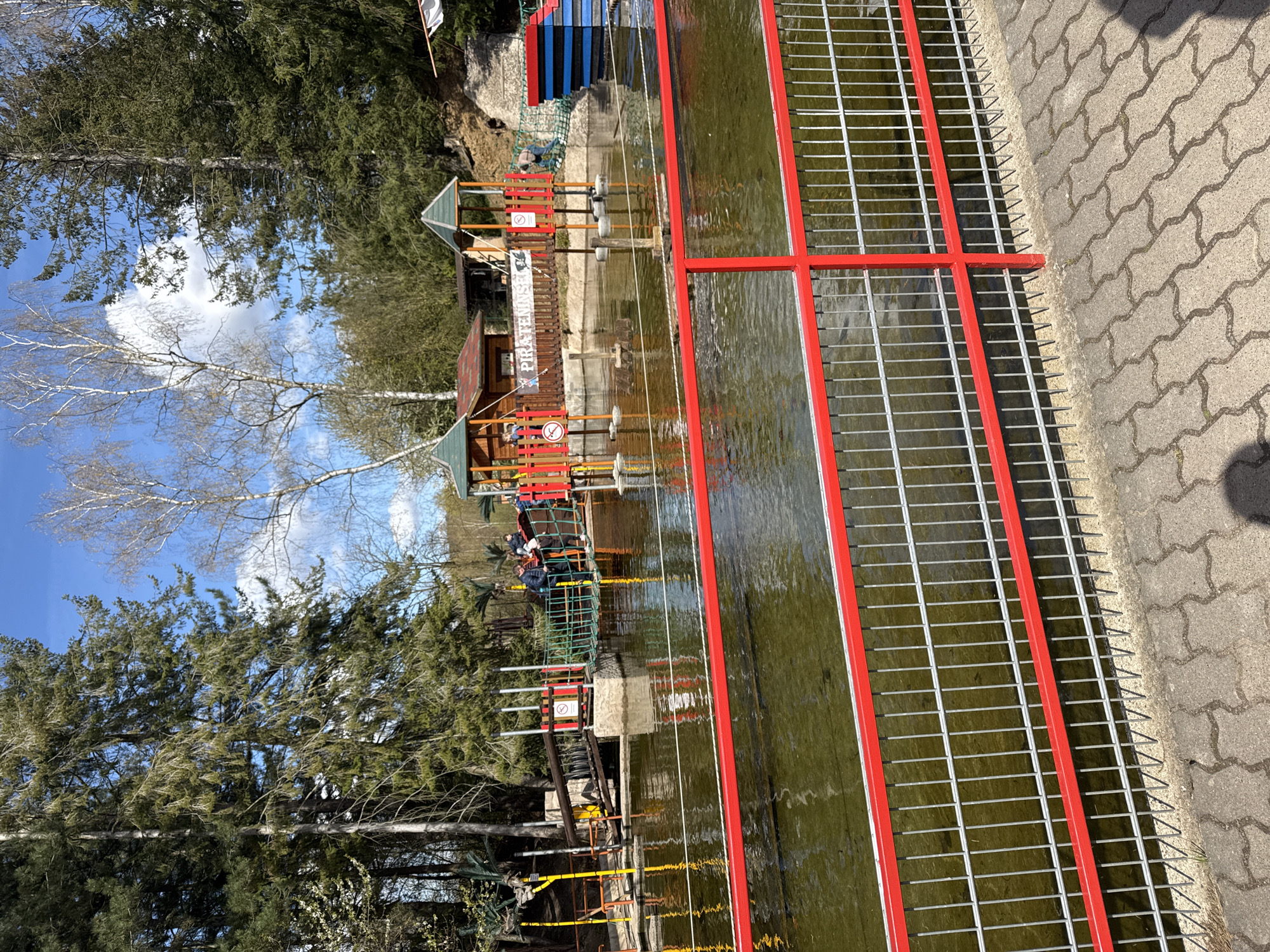 Ship playground documented at Salzhemmendorf waterfront recreational area