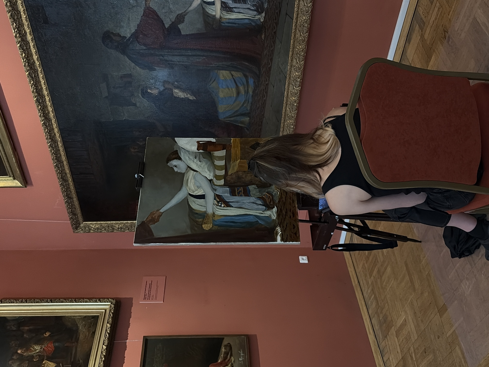 Wandering the galleries of a major Saint Petersburg art museum