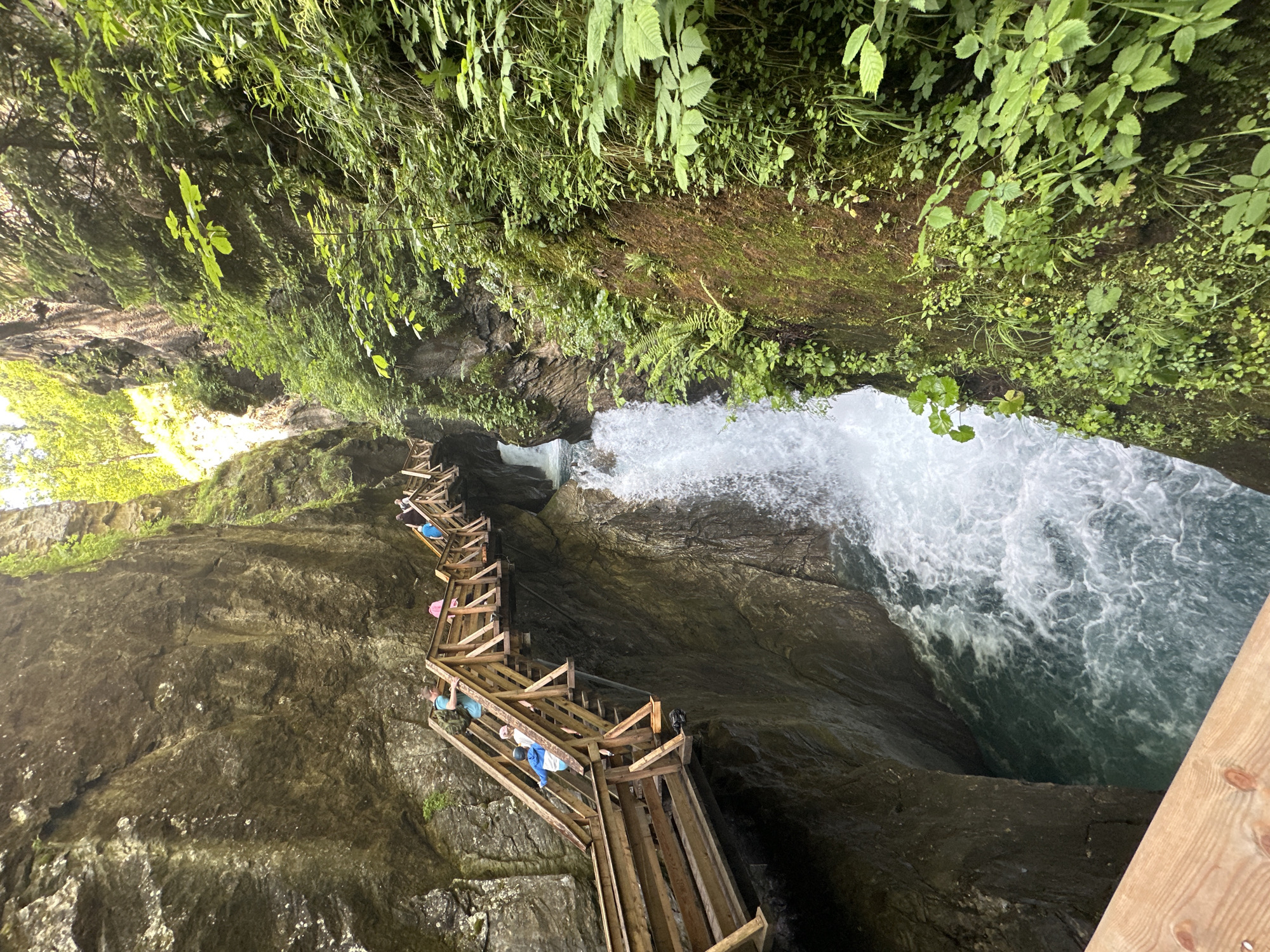 Walking the gorge trails at Sigmund-Thun-Klamm, Kaprun