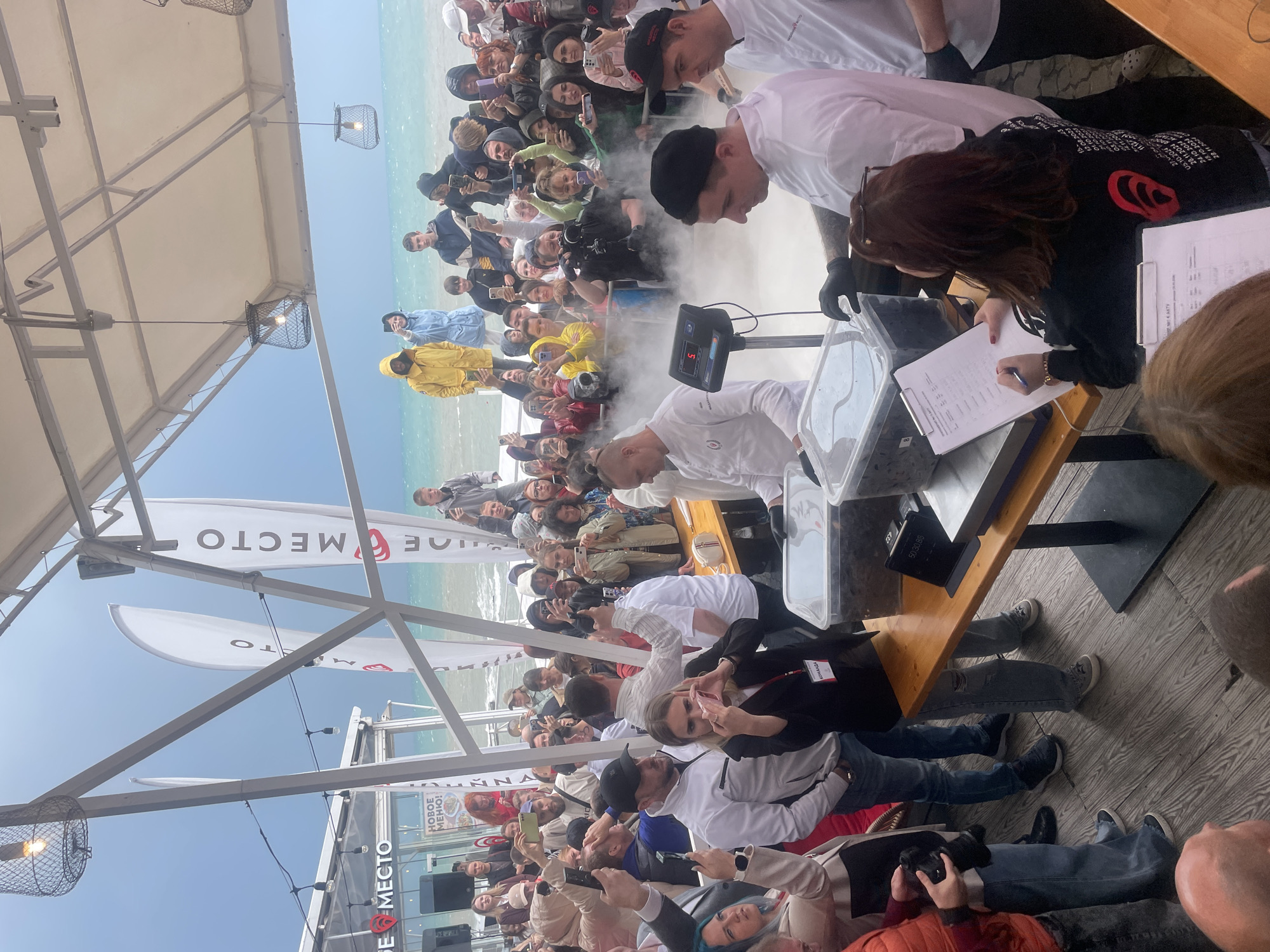 Large outdoor cooking demonstration draws crowds in Sochi, Russia