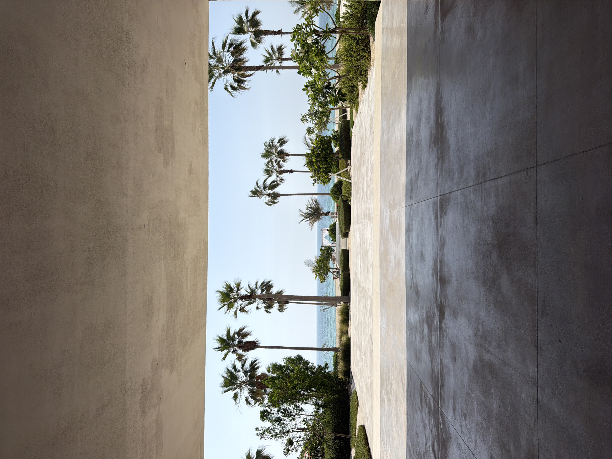 Dubai architectural spaces with ocean views documented