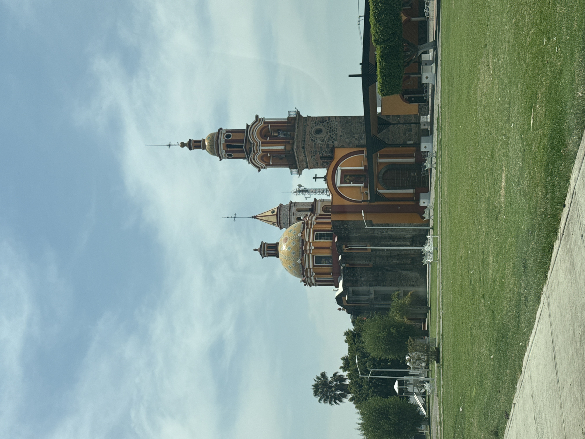 Cholula's colorful church architecture documented by witness