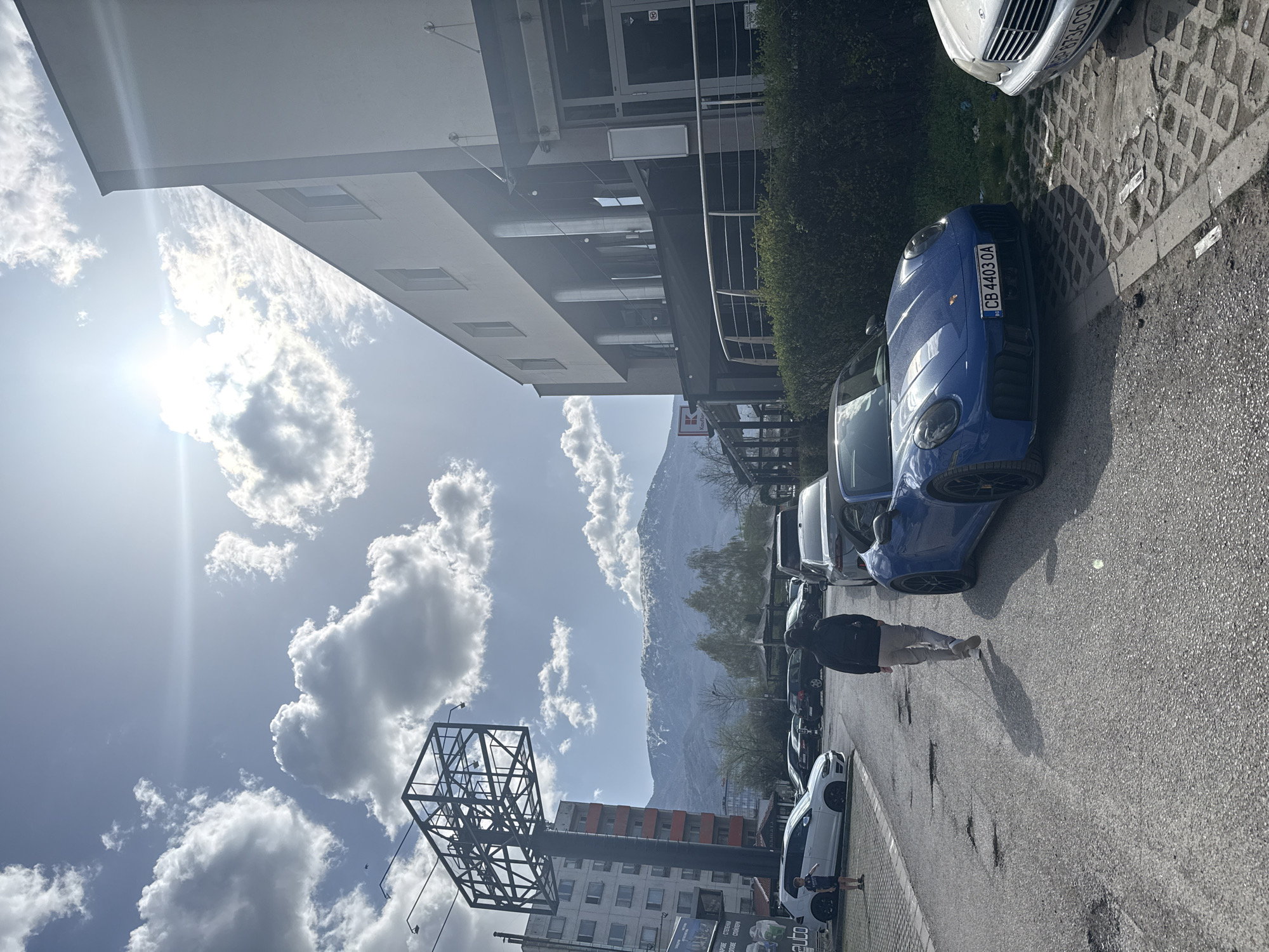 Everyday street scenes and parked cars documented in Sofia