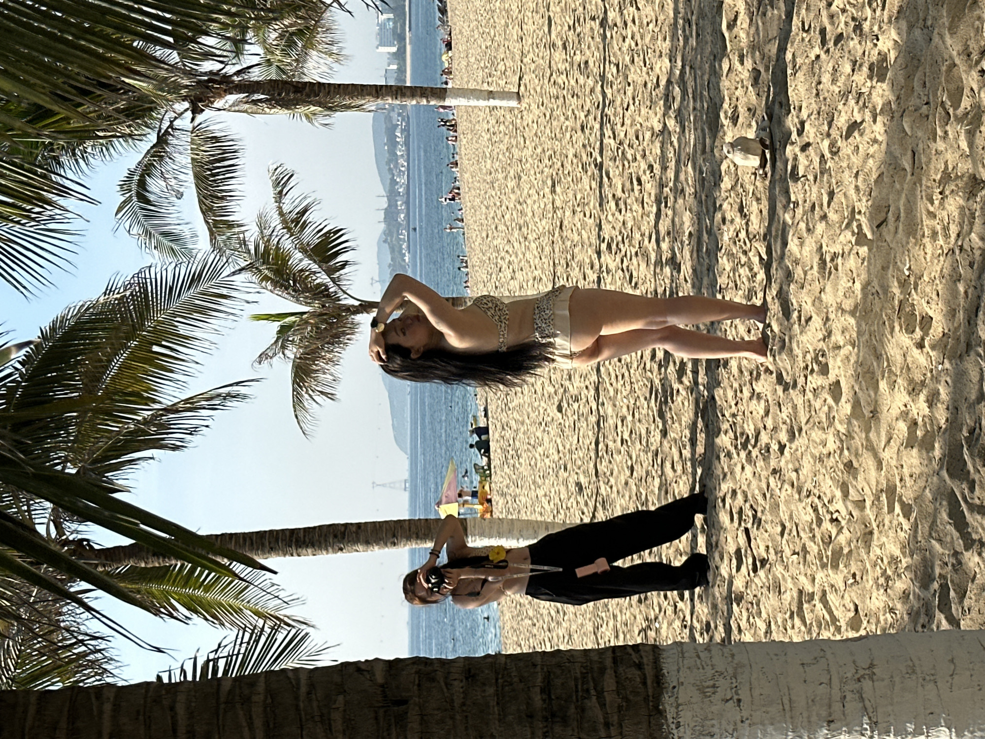 Nha Trang beachfront and city streets on a sunny morning