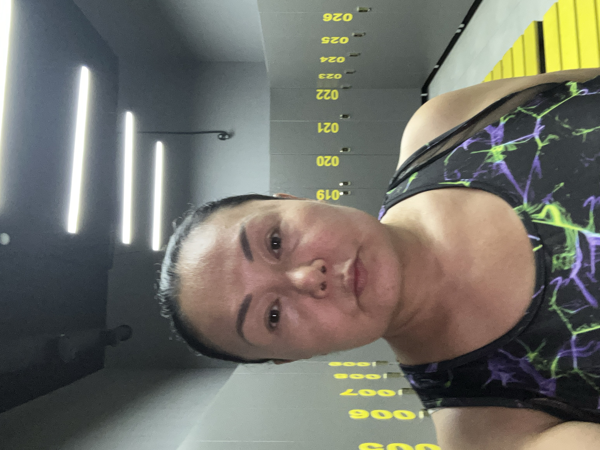 Morning gym session at a modern Almaty fitness center.