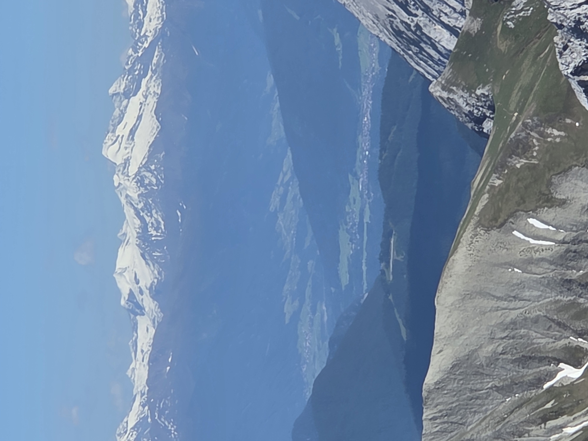 Tourist documents Zugspitze mountain views in Garmisch-Partenkirchen