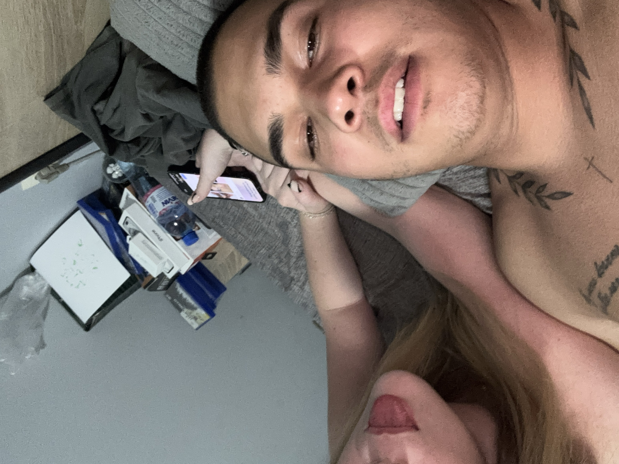 Couple captures intimate selfies in Blatets, Bulgaria