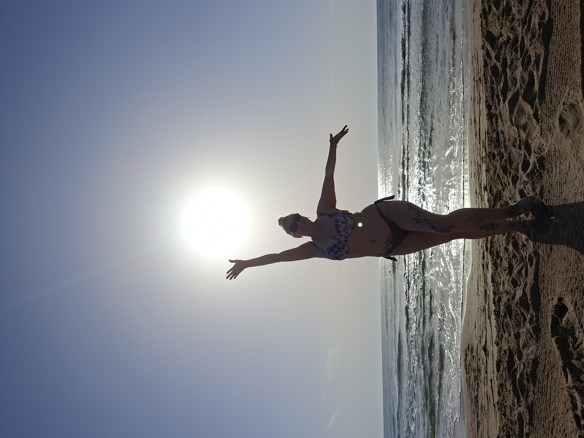 Morning on the Costa Blanca: beach sand and summer sun