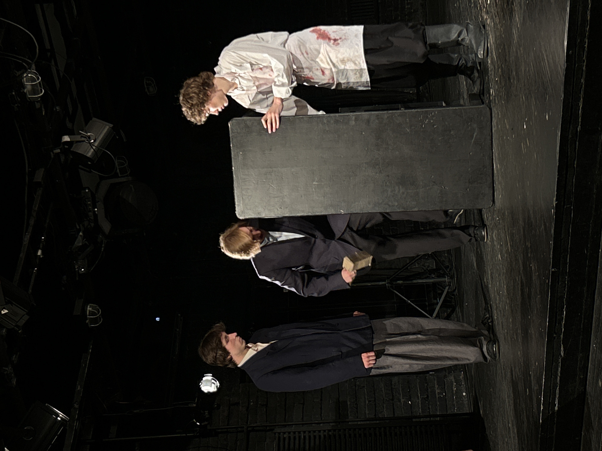 Theatrical performances captured at unknown venue during morning hours