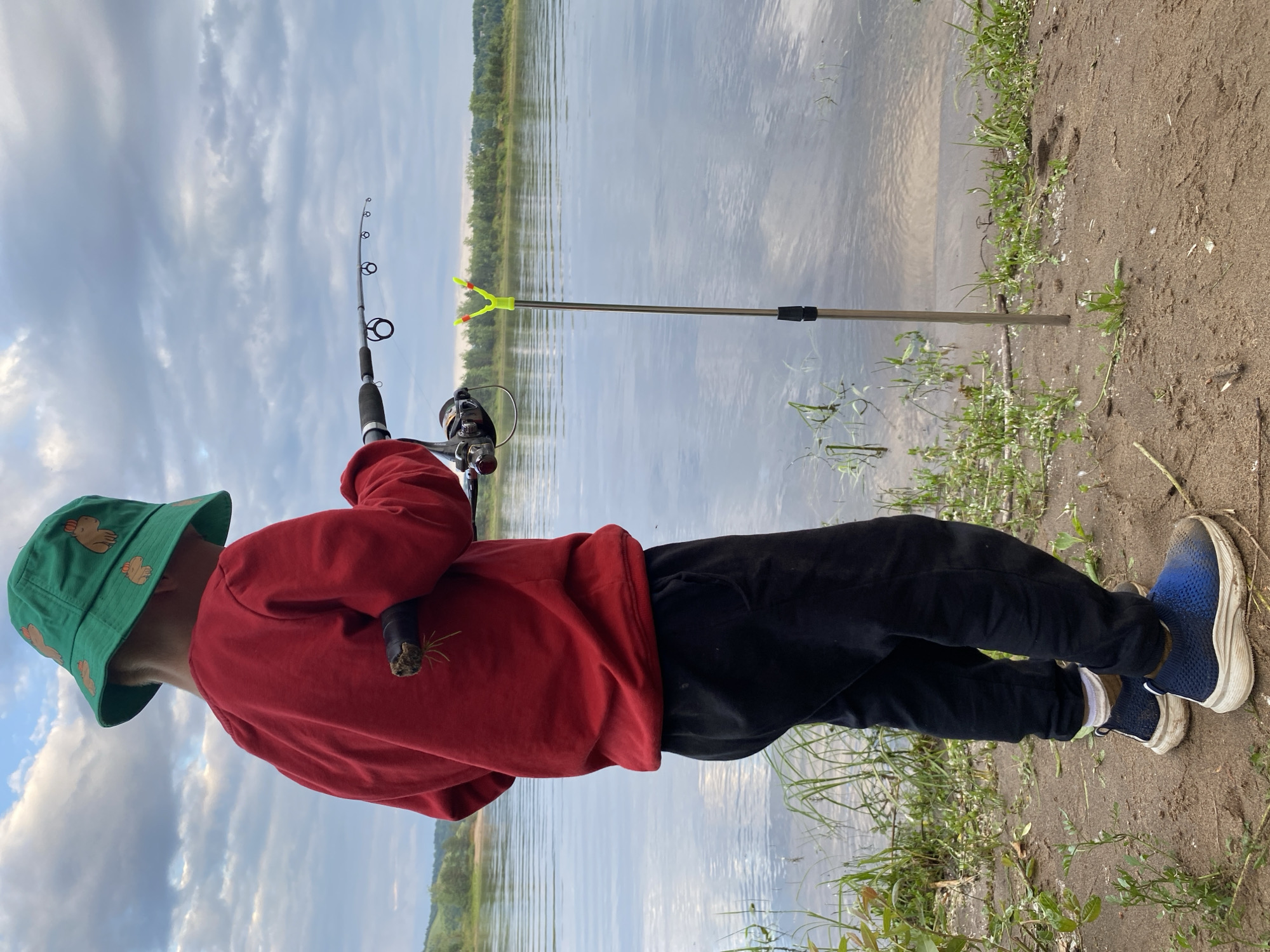 Riverside camping and fishing in Ольховка, Russia