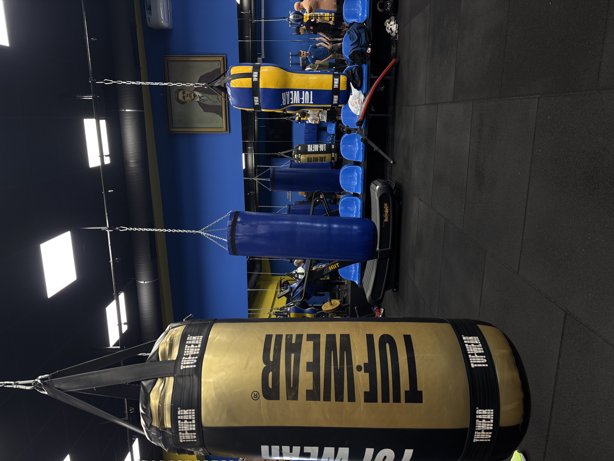 Morning workout session captured at Sofia boxing gym