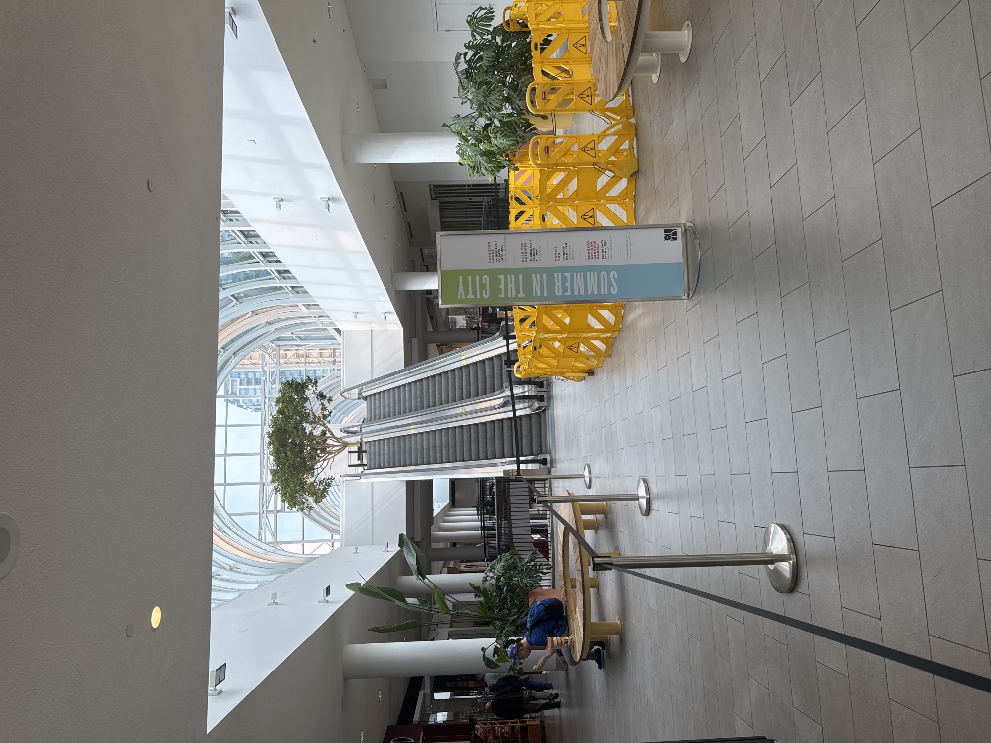 Inside and outside Metropolis at Metrotown, Burnaby