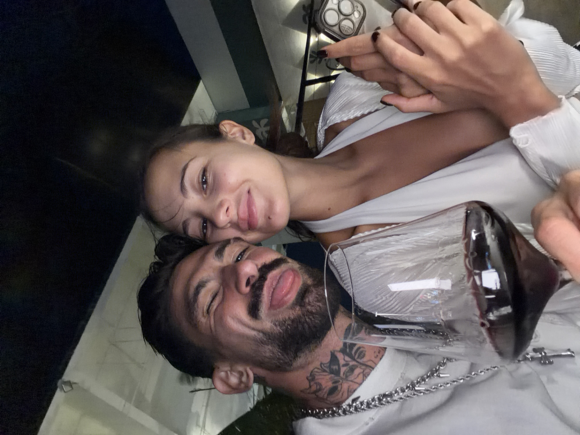 Couple shares wine, selfies at Pattaya rooftop restaurant