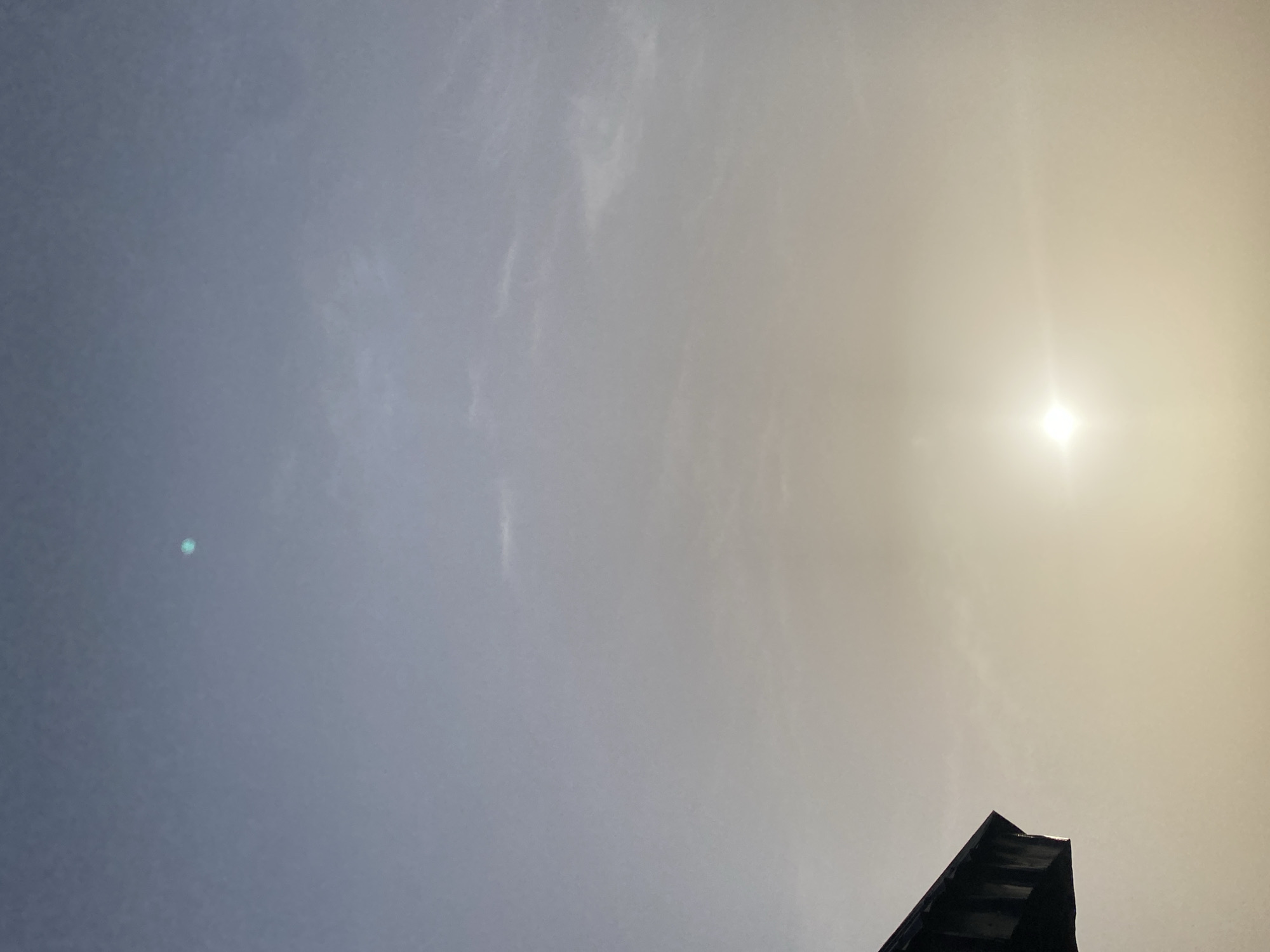 Hazy sunrise observed in Rido, Nigeria