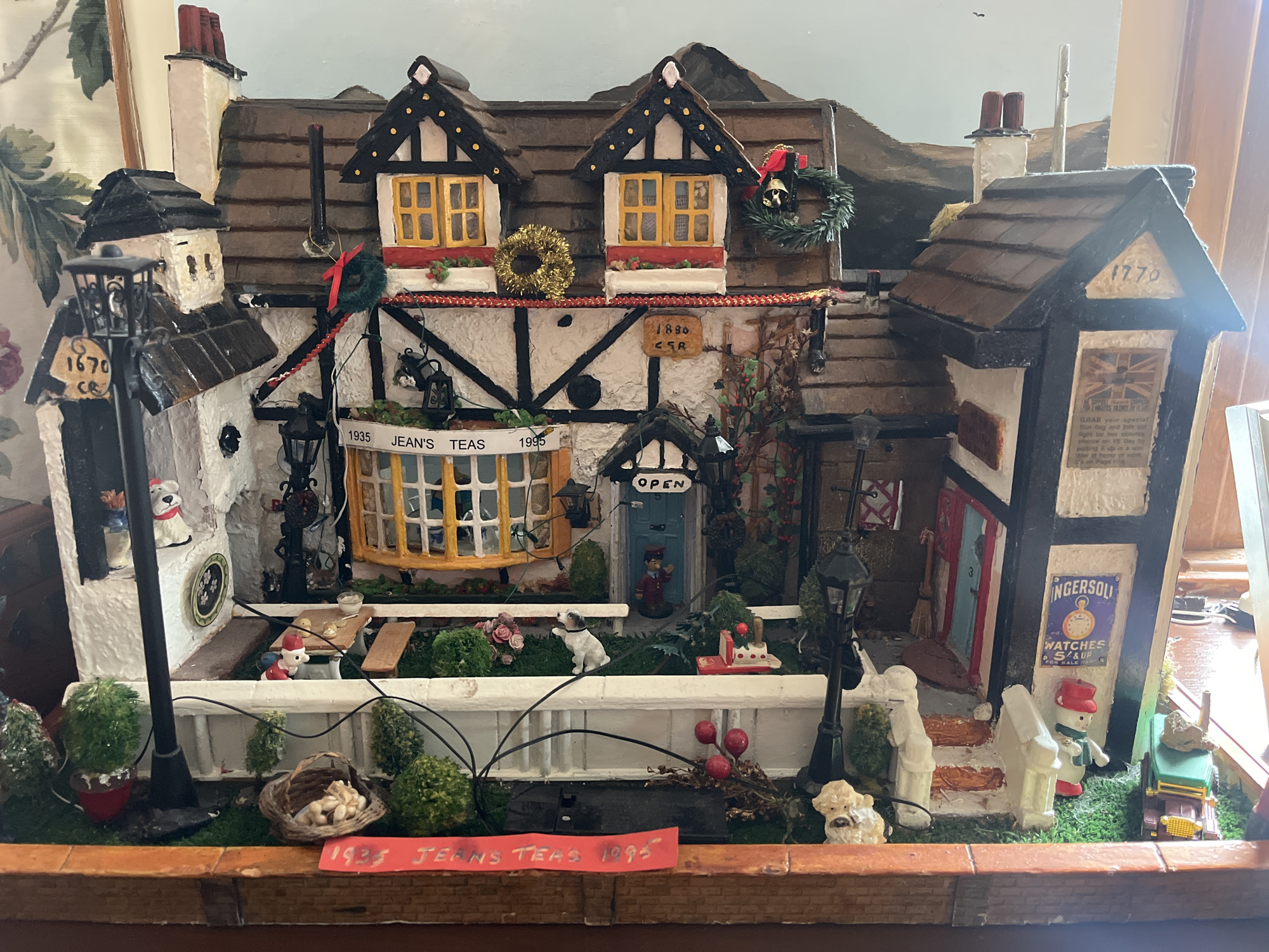 Observer documents miniature Tudor replica and coastal view in Golspie