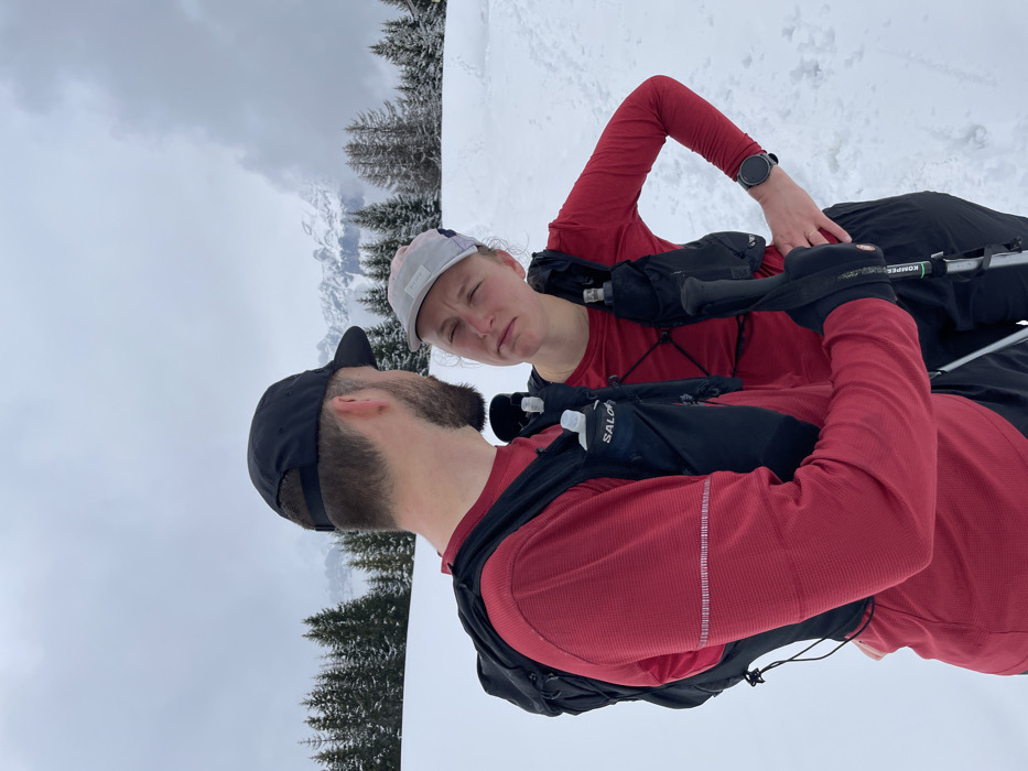 Winter outdoor activity captured in snowy Passy, France