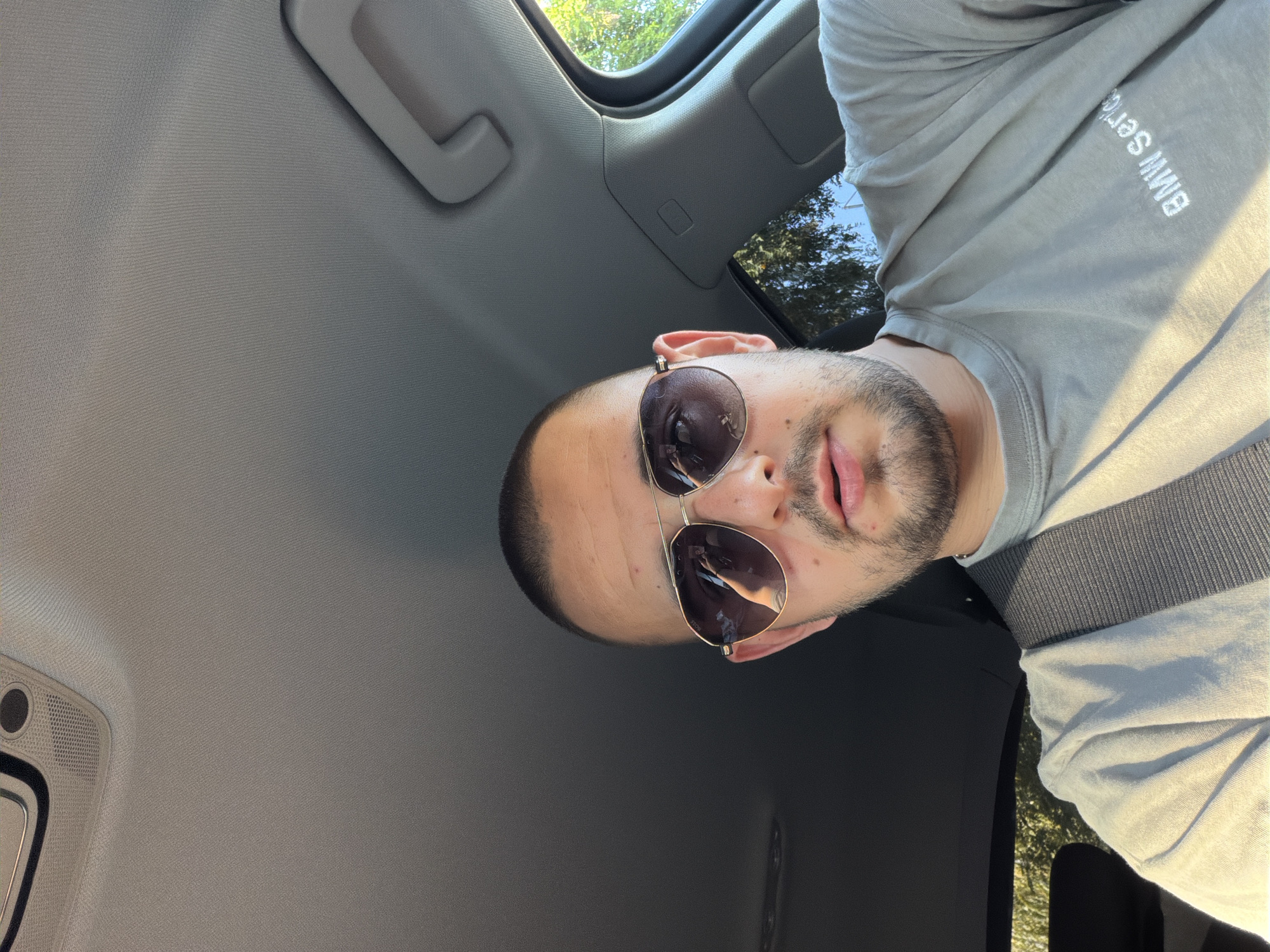 Afternoon car selfies and a stray cat in Burgas