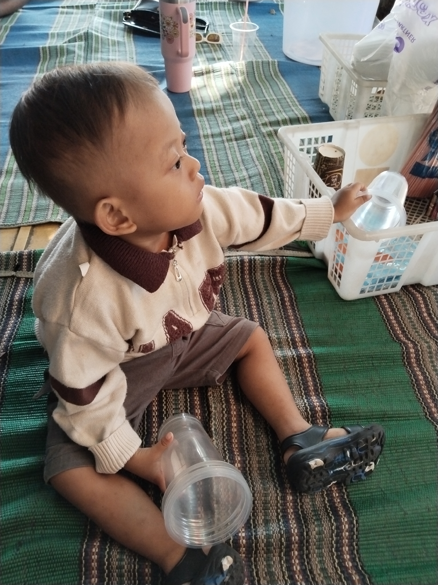 Quiet family morning scenes and street life in Kecamatan Pati