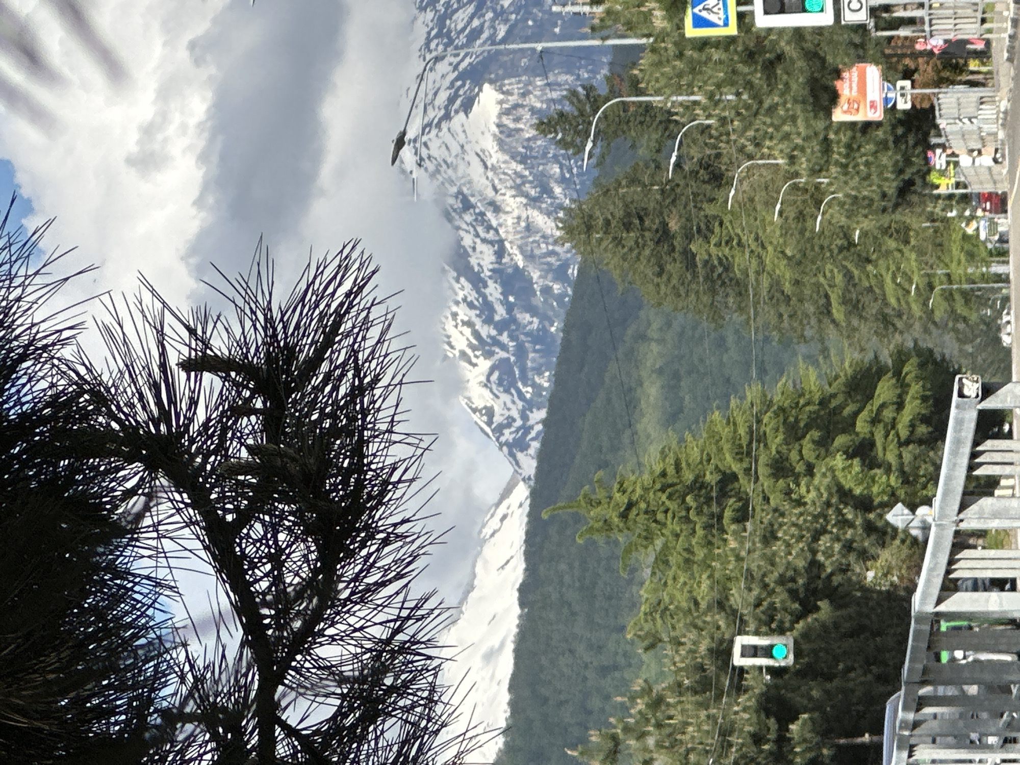 Witness documents mountain landscape and development in Krasnaya Polyana