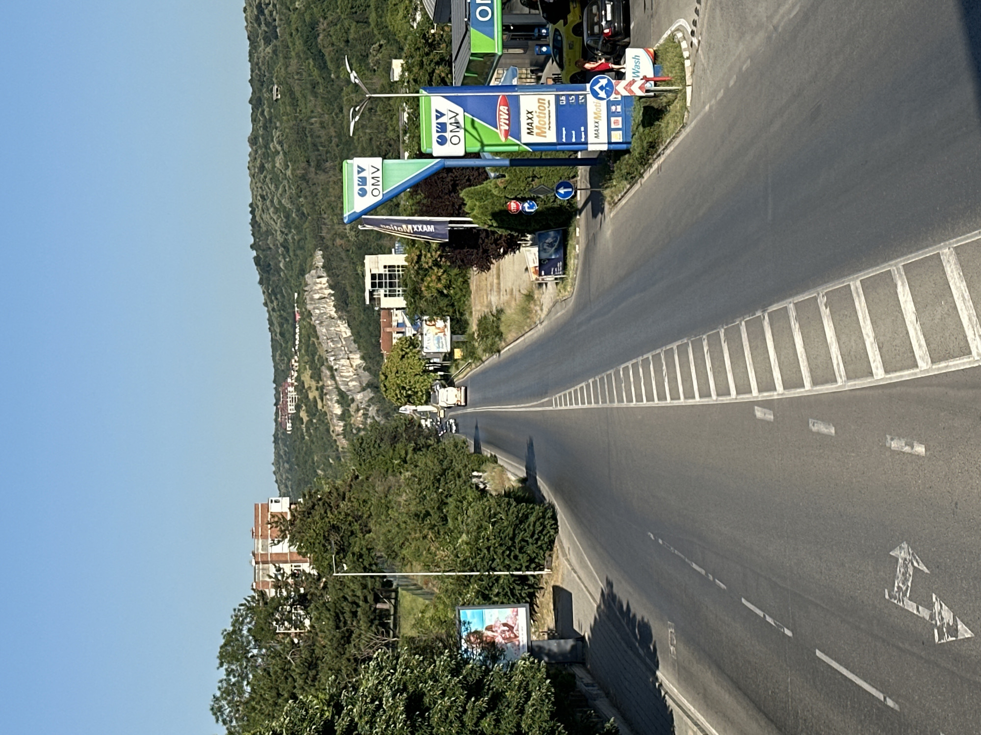 Afternoon street life and dogs in Veliko Tarnovo, Bulgaria