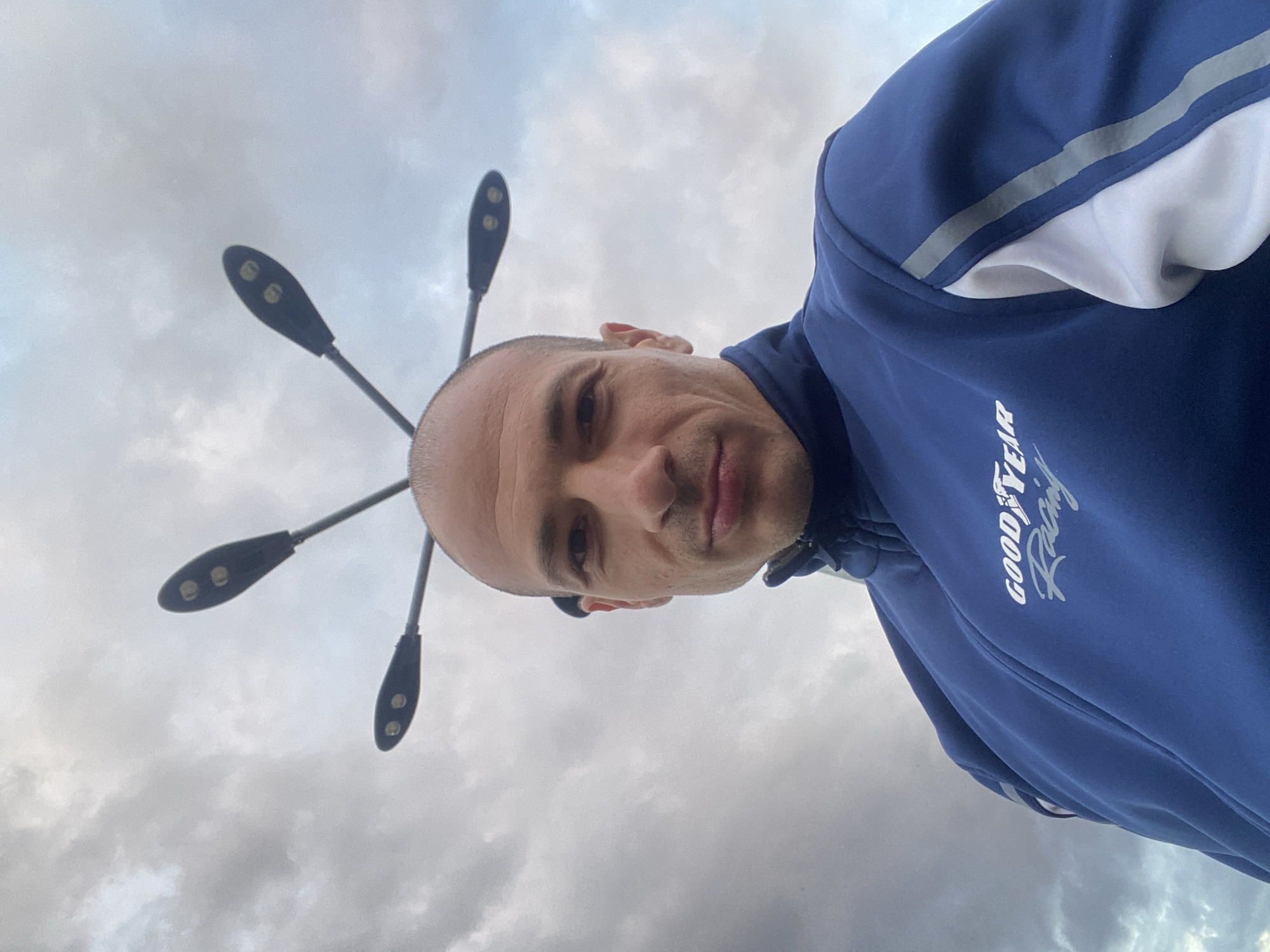 Goodyear jacket and a Pleven sunset, July evening
