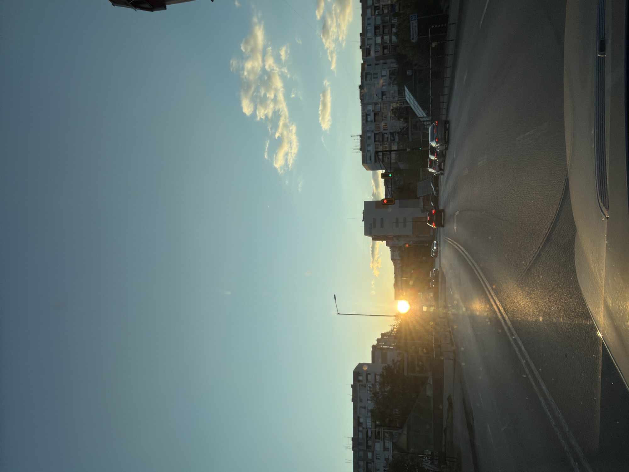 Driver captures brief journey through Sofia streets in Mercedes-Benz