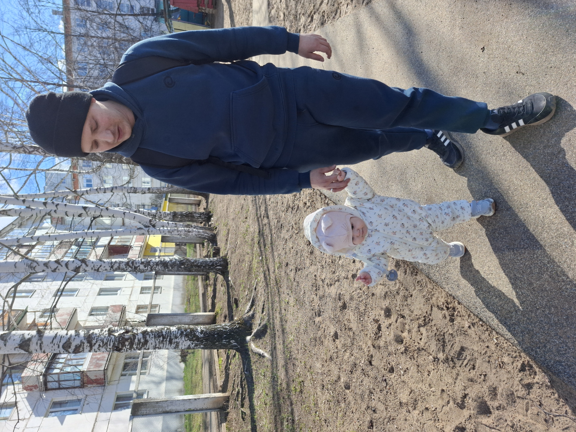 Family moments captured across Chaikovsky during spring afternoon