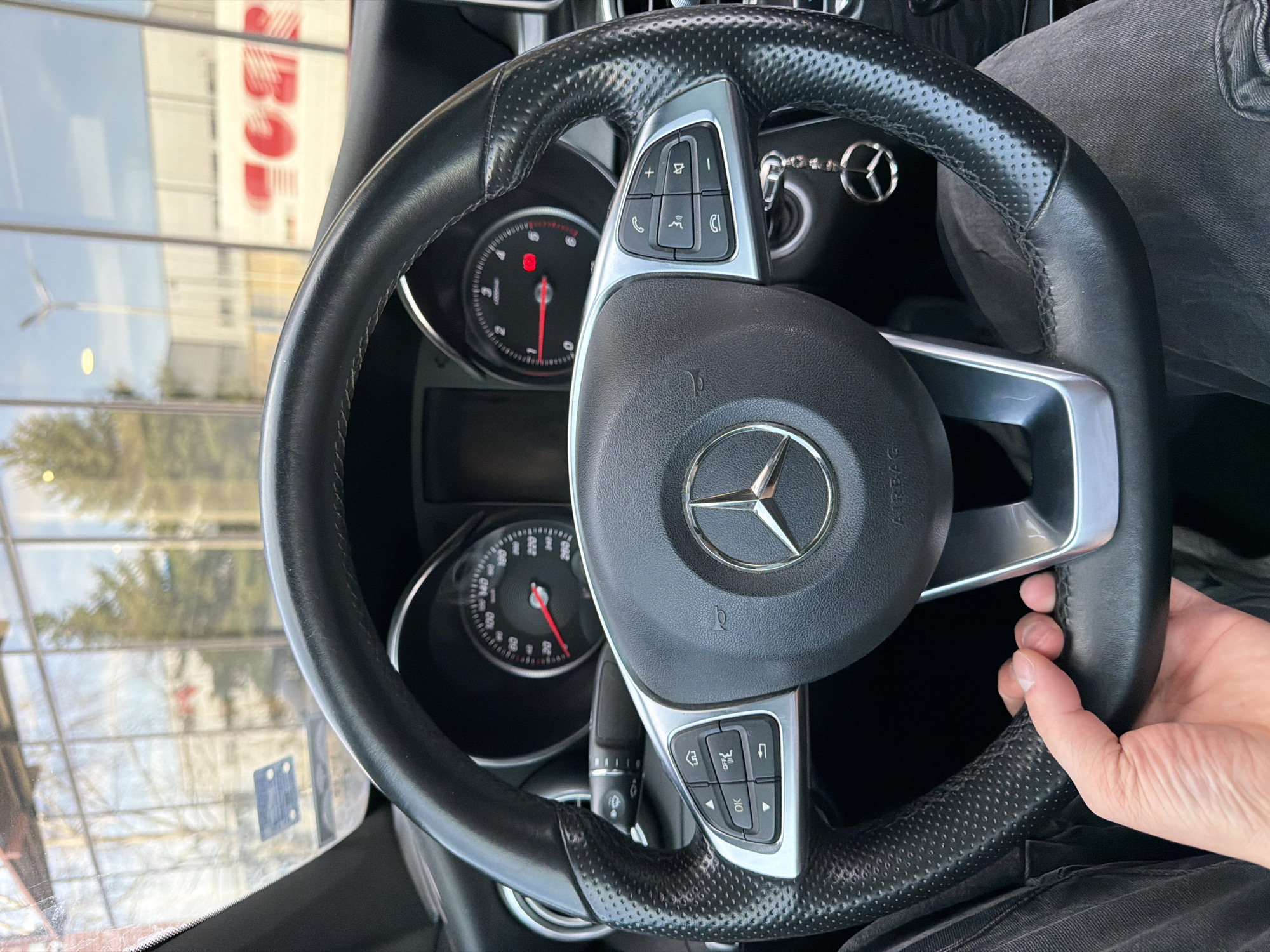 Mercedes-Benz interior documented in Varna, Bulgaria