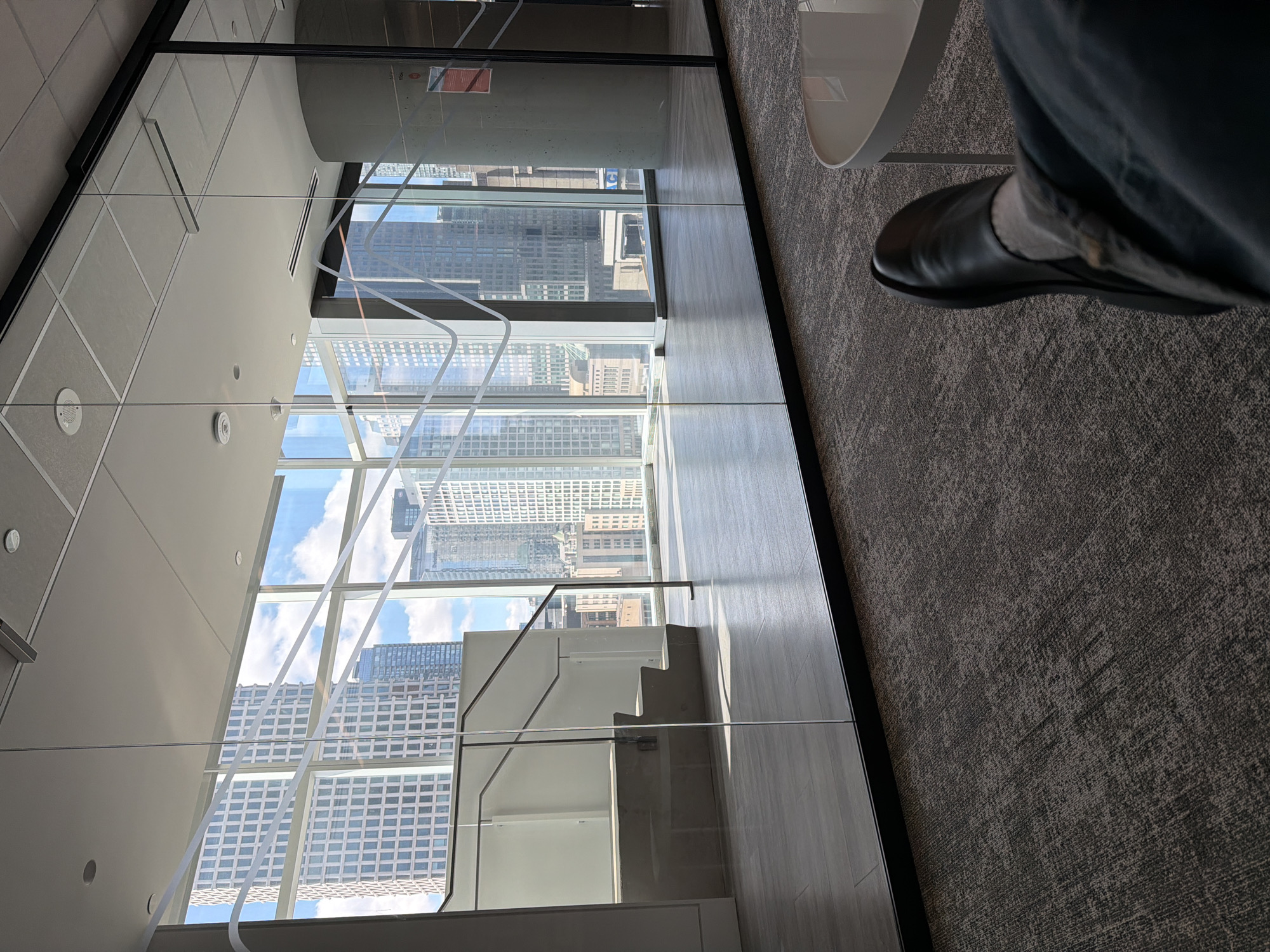 Montreal high-rise observers document clear afternoon cityscape views