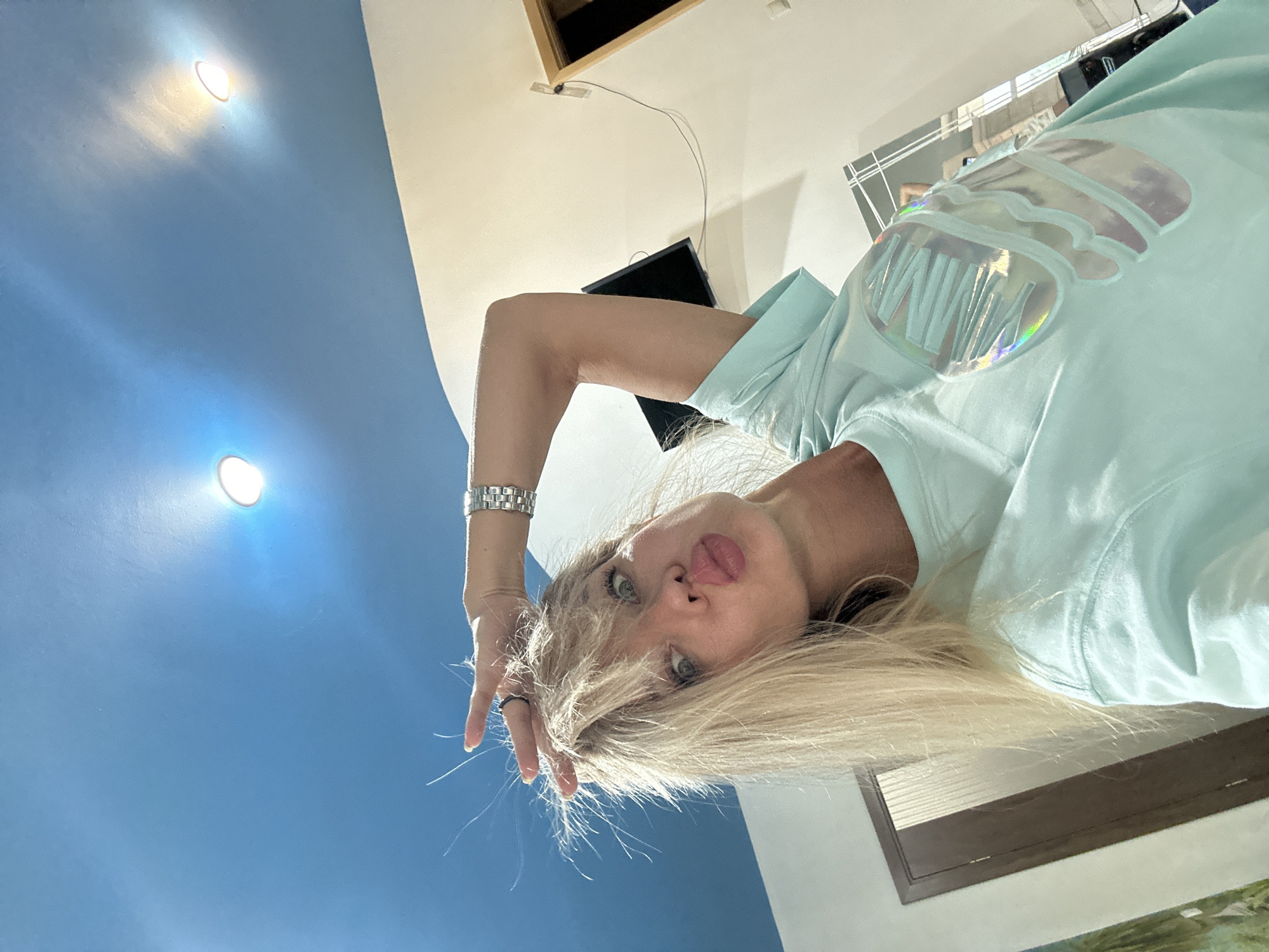 Woman documents daily life through selfies in Armavir home