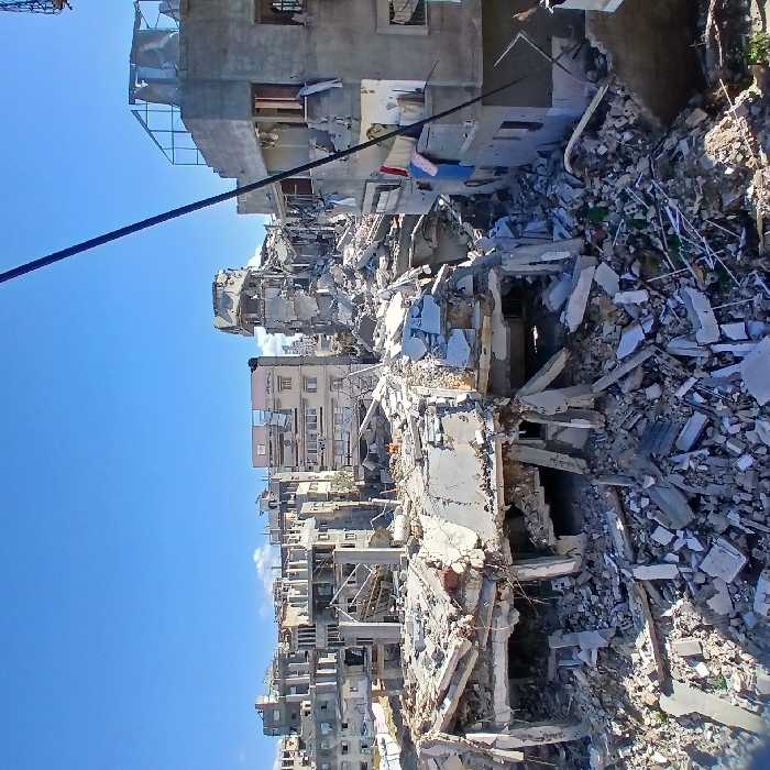 Witness documents widespread destruction and displacement across Gaza City