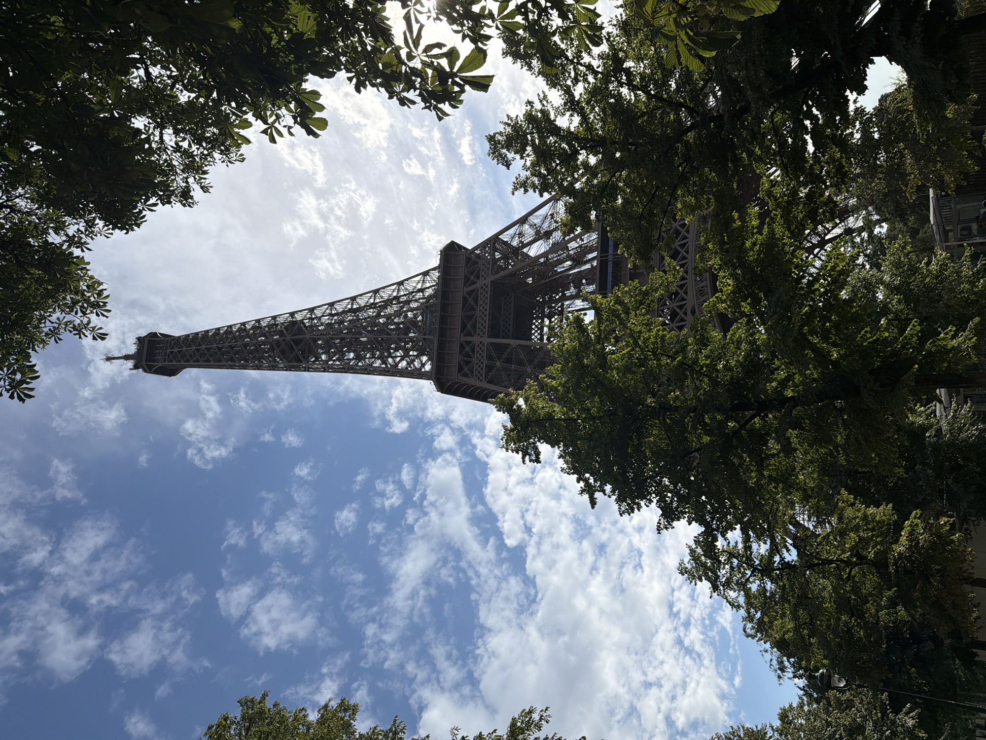 Ground and aerial views of Paris along the Seine
