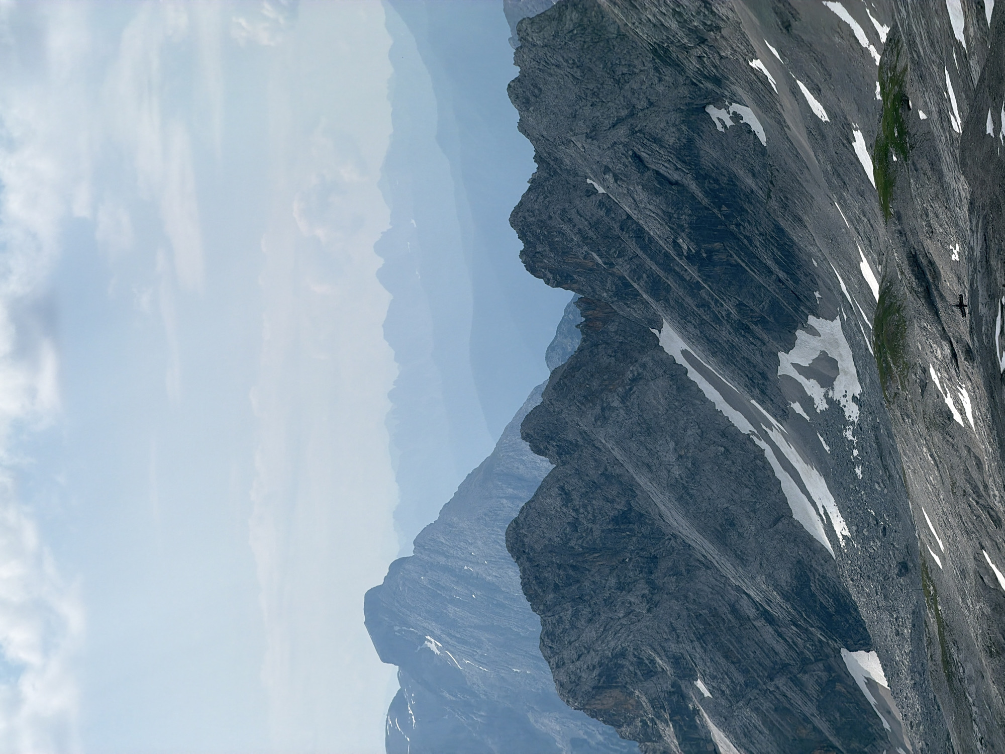 Summit views and foot traffic on the Zugspitze plateau