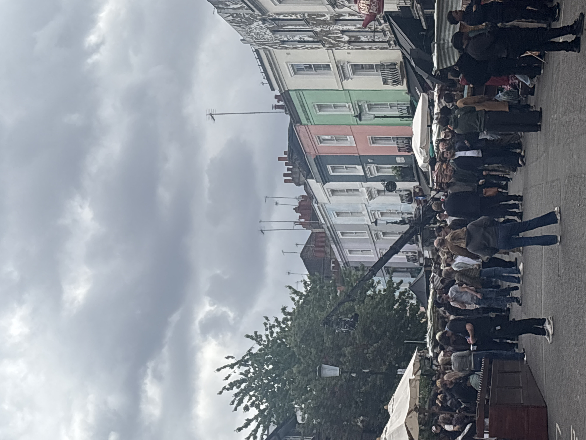Everyday street life documented in Notting Hill commercial district