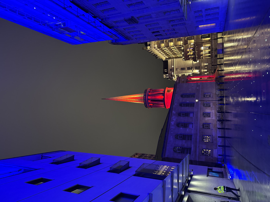Evening documentation of illuminated London architecture and landmarks