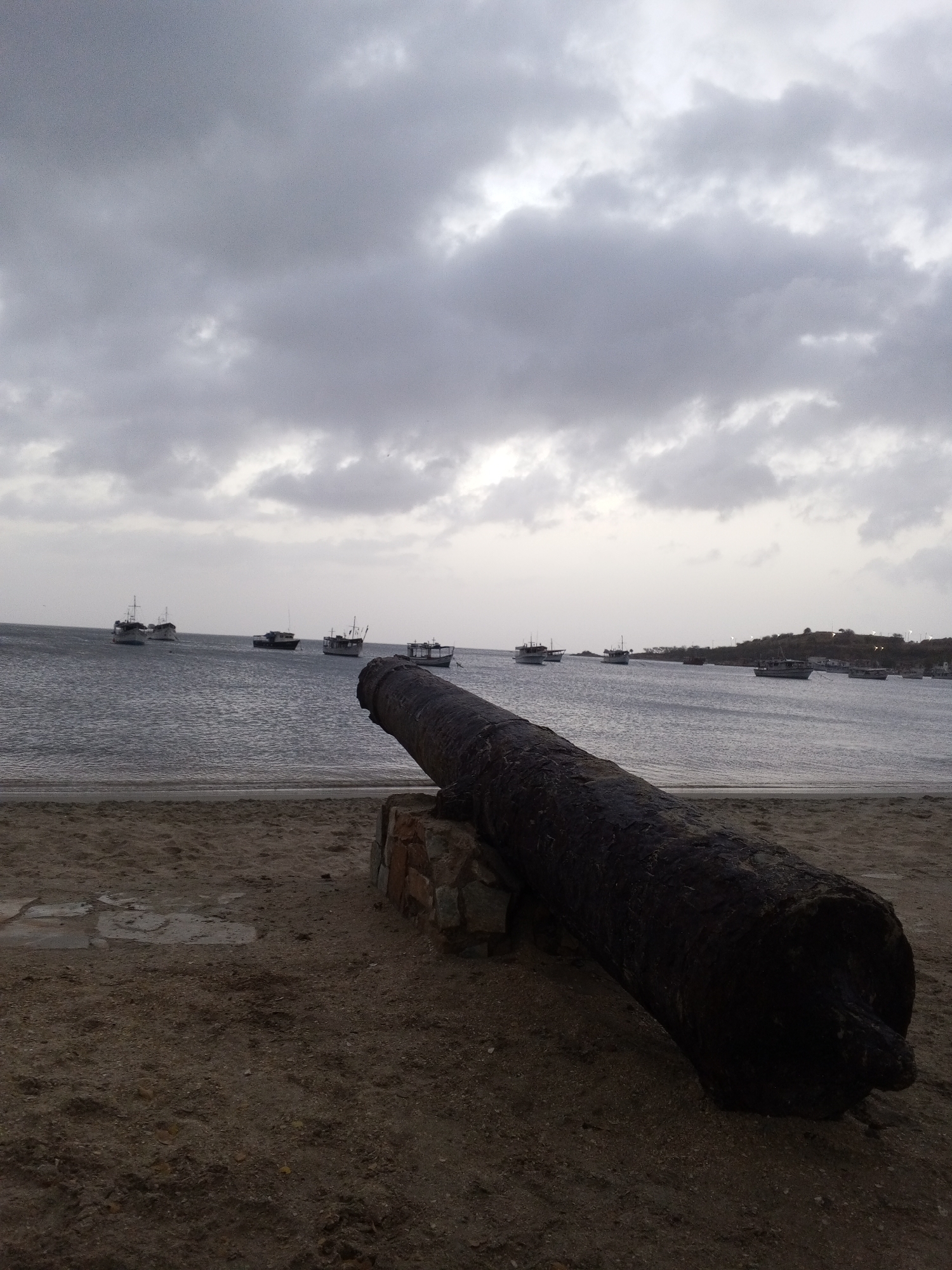 Evening coastal documentation captures Juan Griego's landmarks and residents