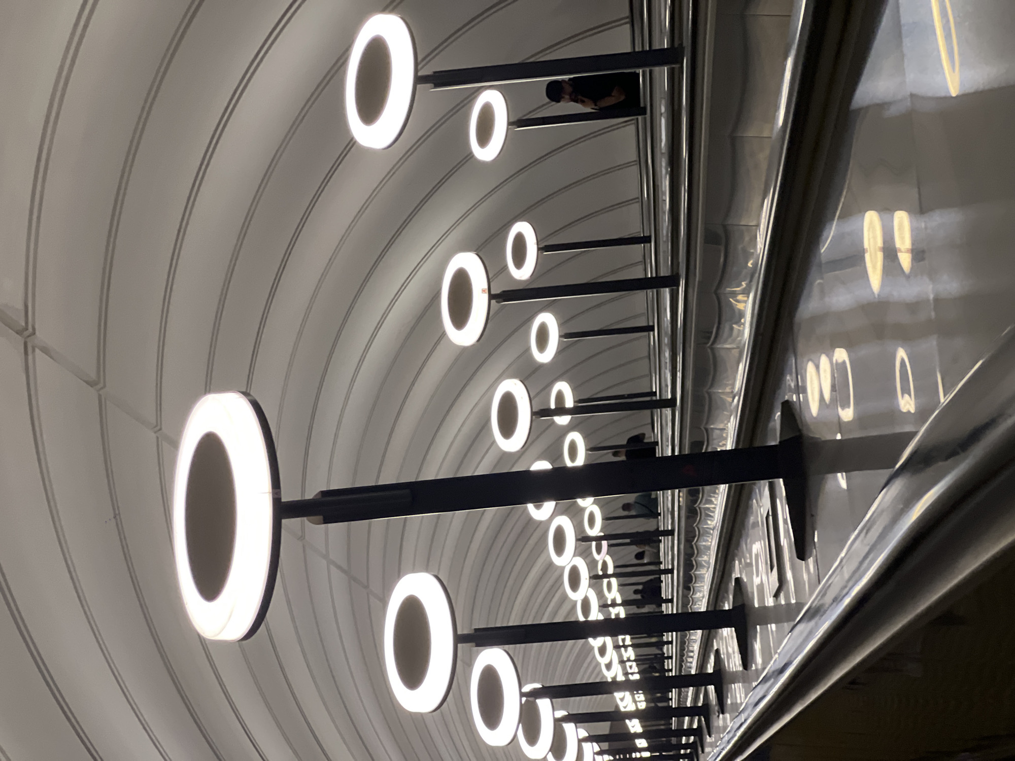 Moscow metro stations and urban scenes documented by witness